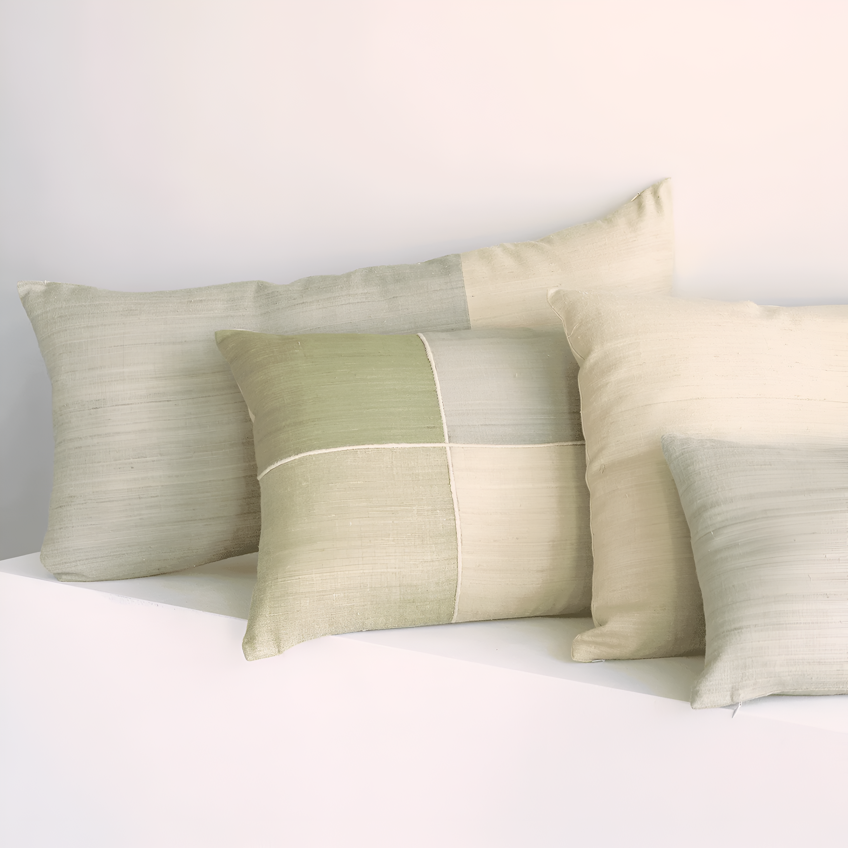 Beige silence pillow with olwik