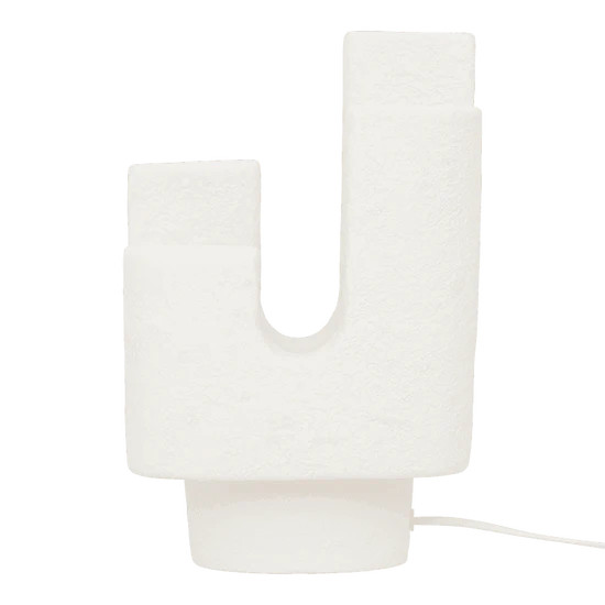 Stolní lampa CUARTO bílá keramika