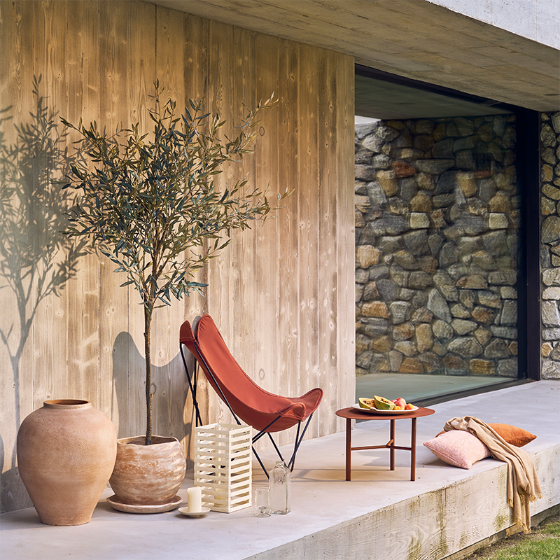 Tiago girlish garden coffee table brown