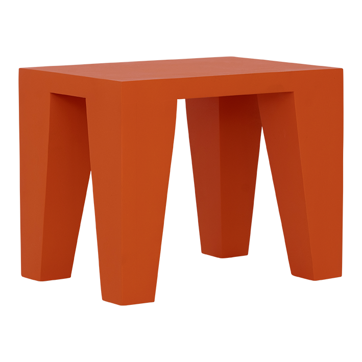 Leon orange side table