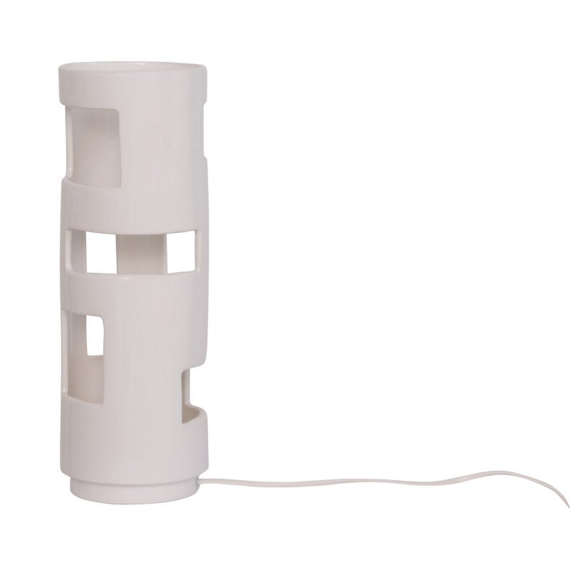 Stolní lampa LUDICO bílá keramika