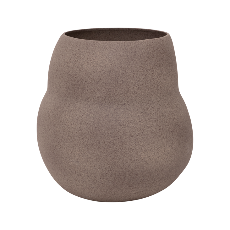 Donica SCOUT hnědá keramika