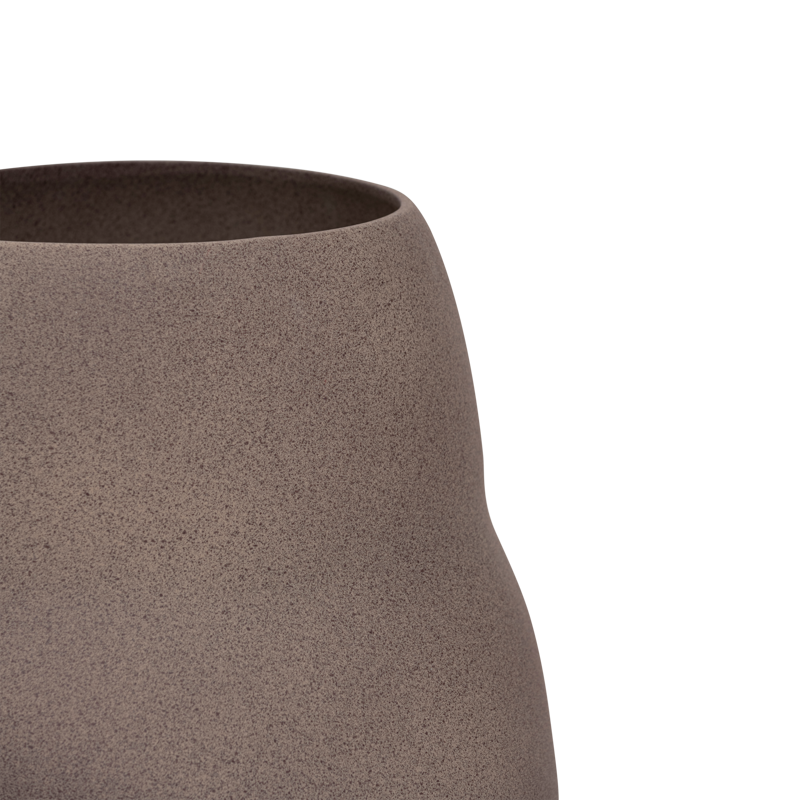 Donica SCOUT hnědá keramika