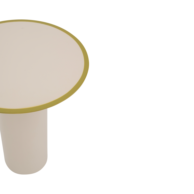 Boční stolek TIRO zlomená bílá