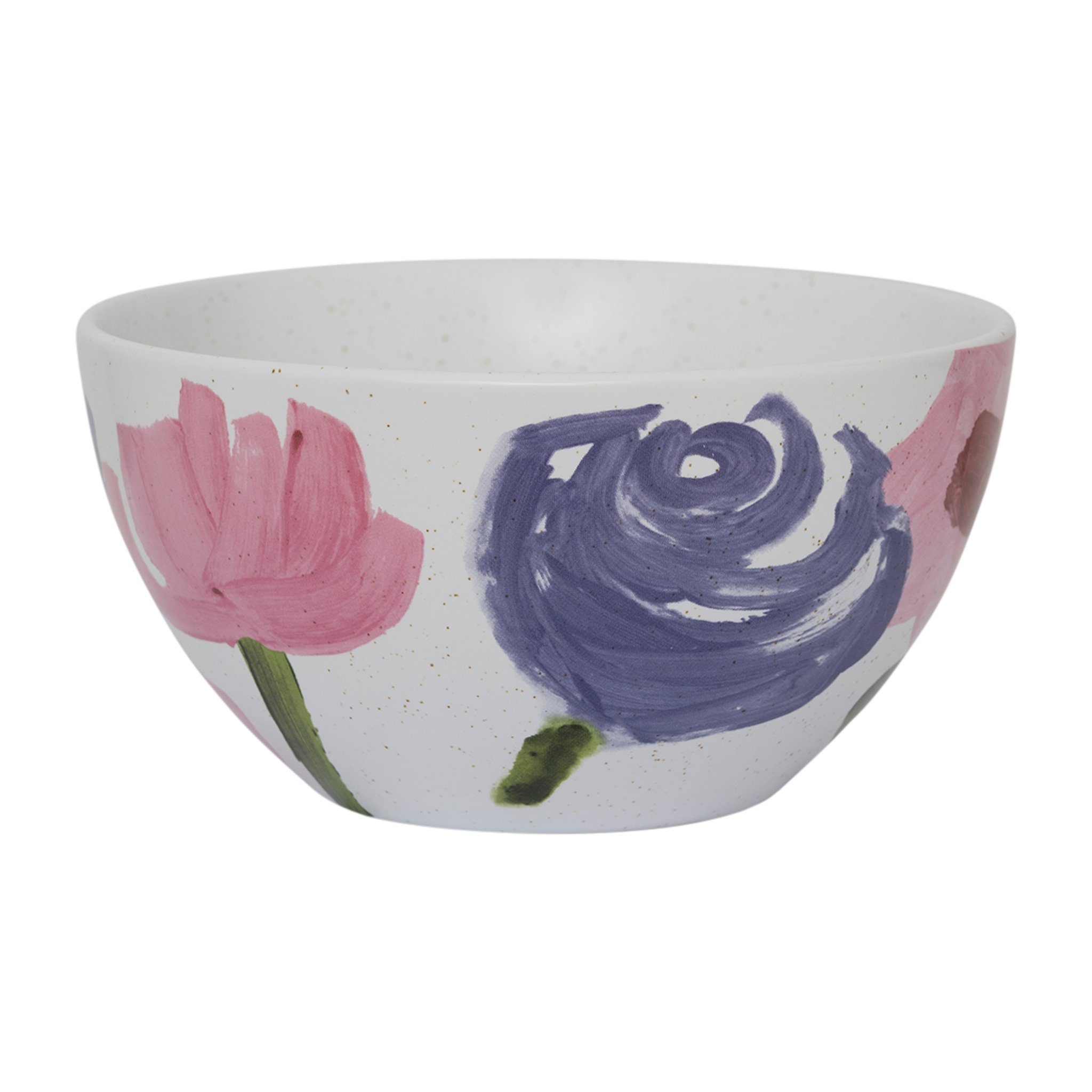 Keramická miska HANAKO s rostlinným motivem