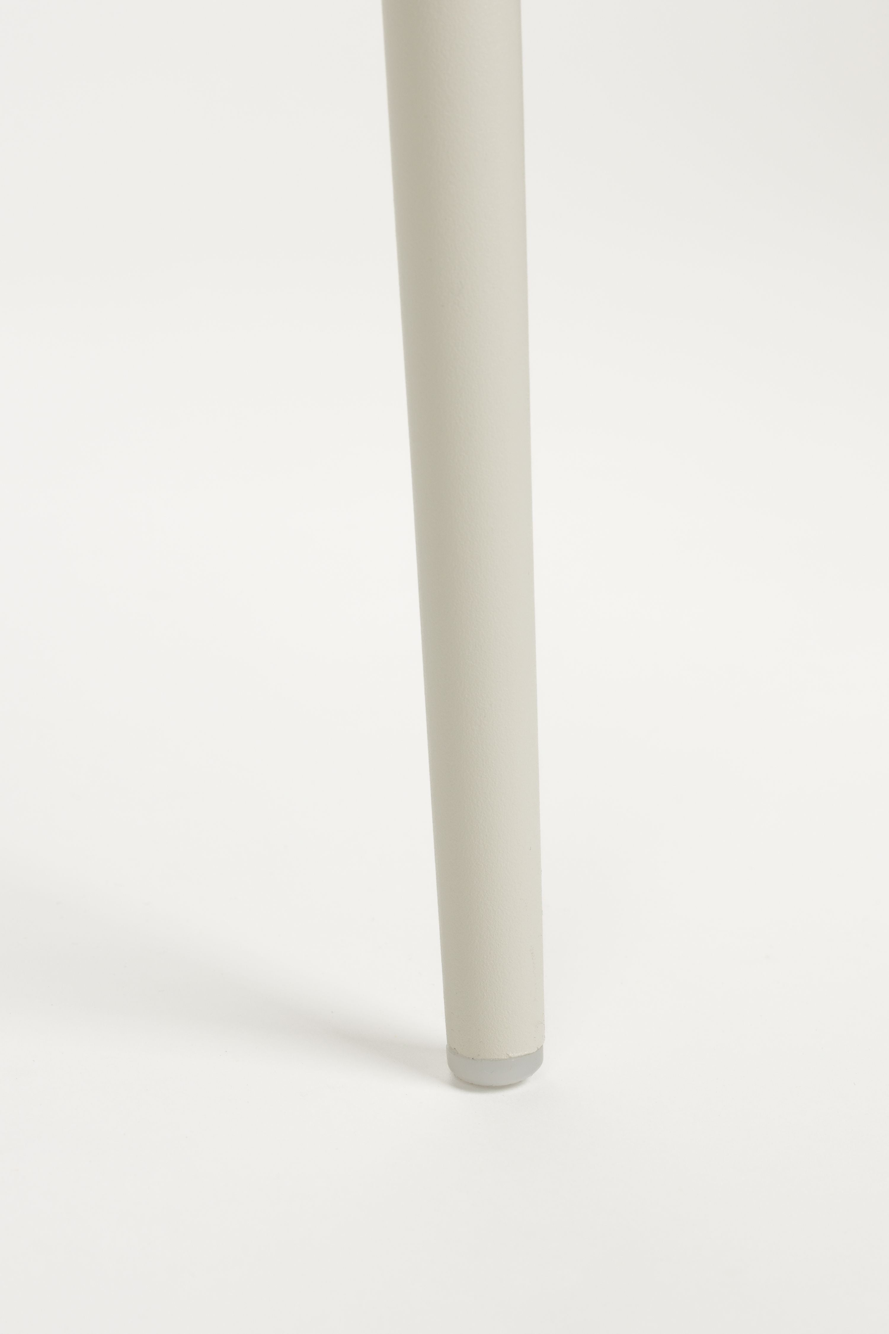 Židle JEFFREY zlomená bílá