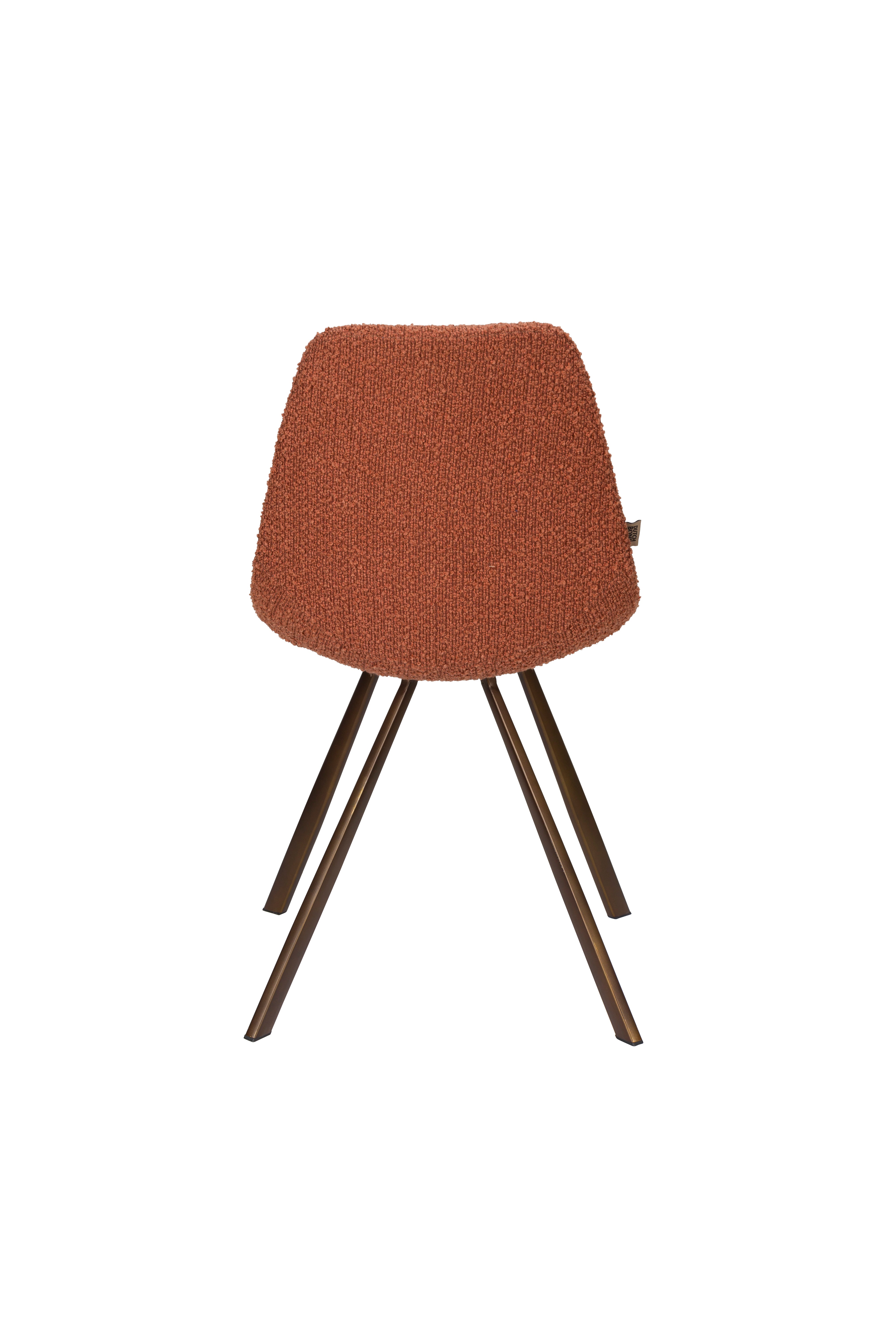 FRANKY chair brown with brown base