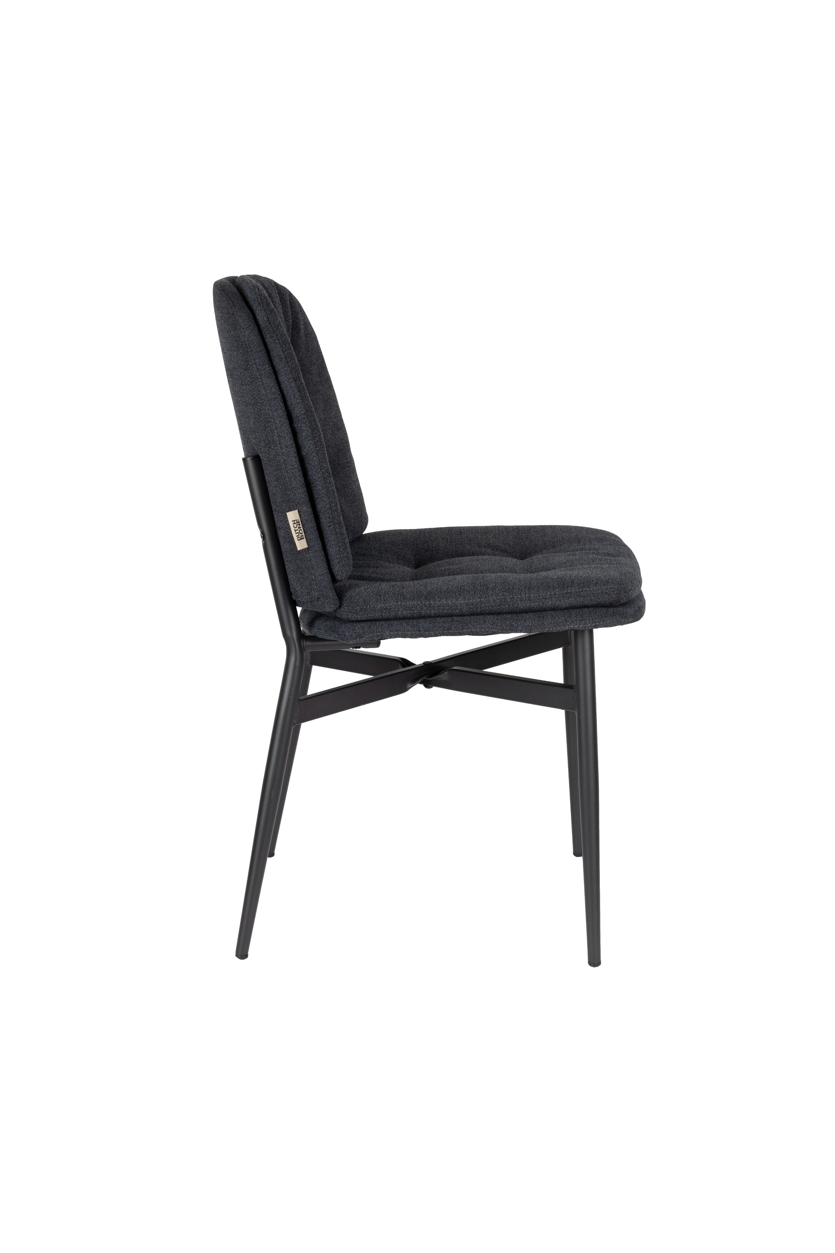 Židle JADE tmavě modrá s černým podstavcem