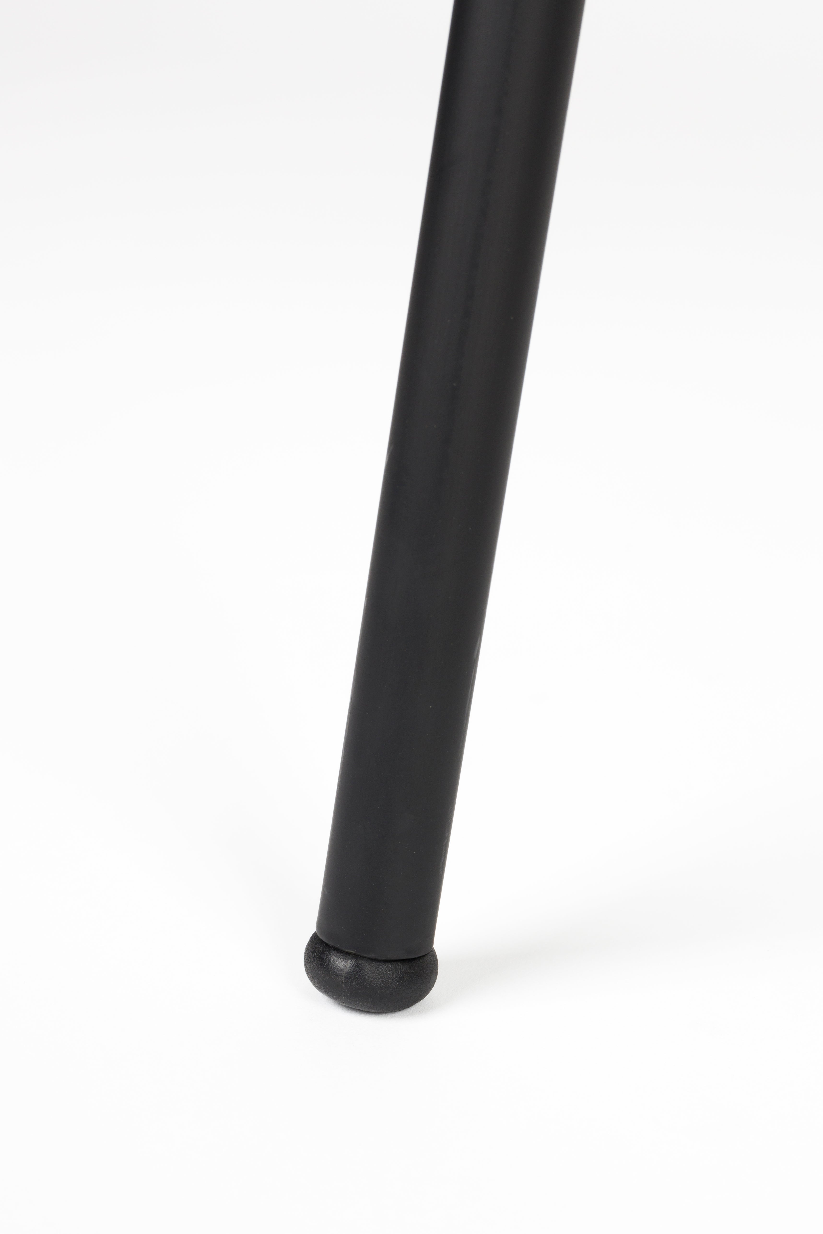 Křeslo BOUTON terakota s černým podstavcem