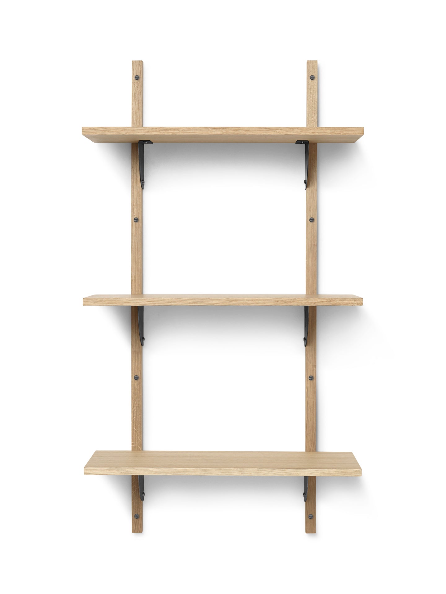 SECTOR TRIPLE NARROW shelf oak veneer