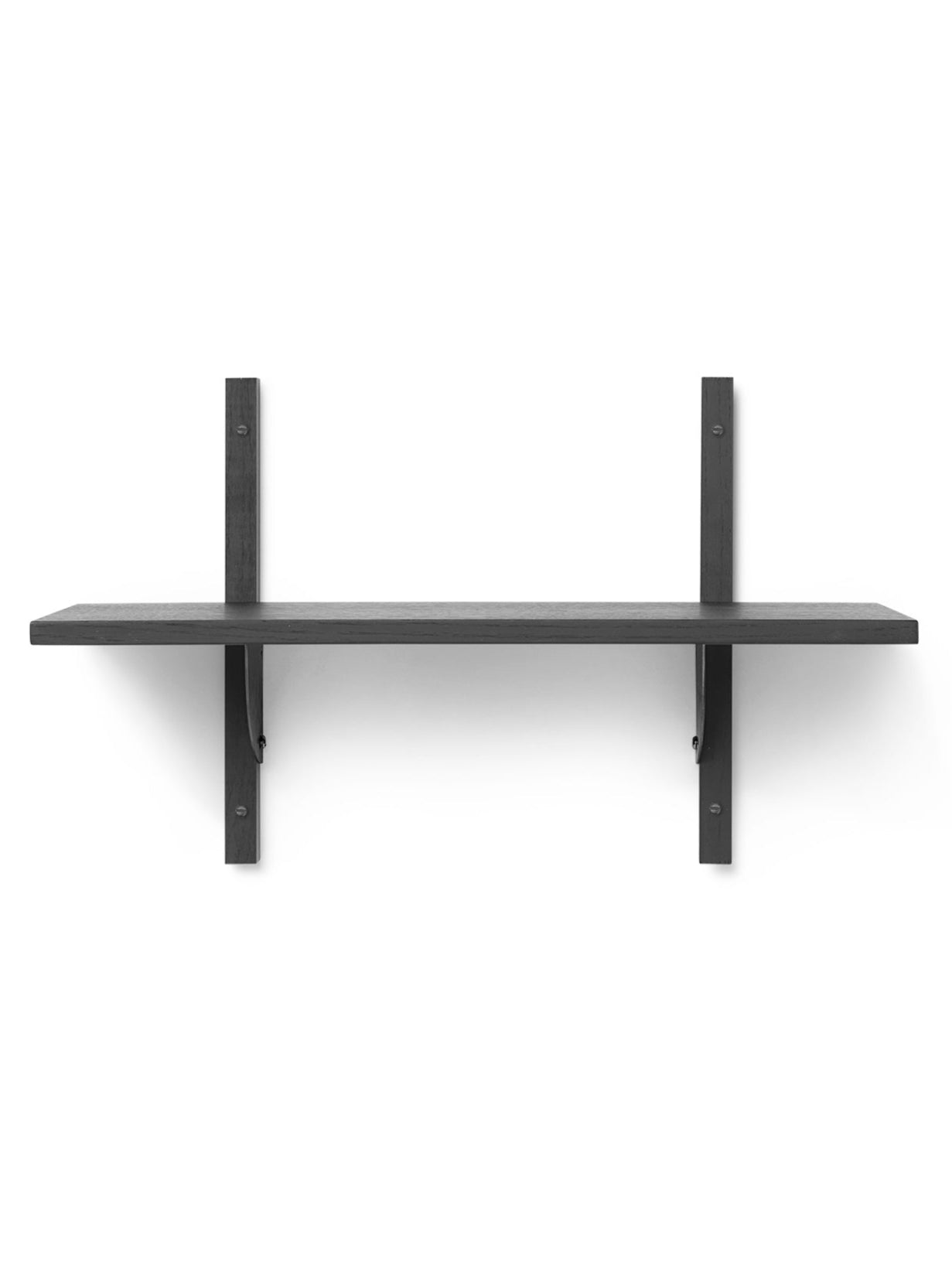 SECTOR NARROW shelf black ash veneer