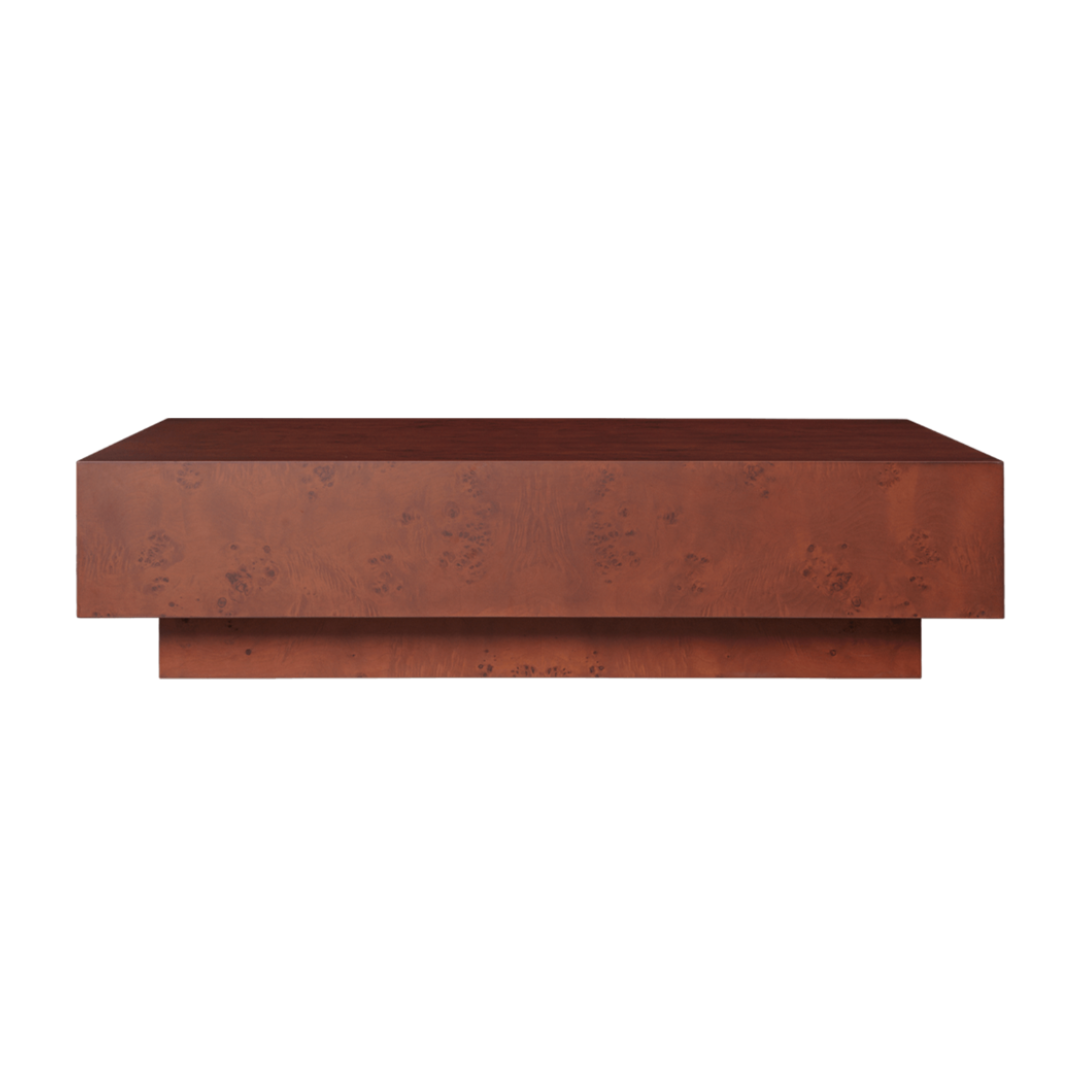 Stolik kawowy BURL ciemnobrązowy – ferm LIVING
