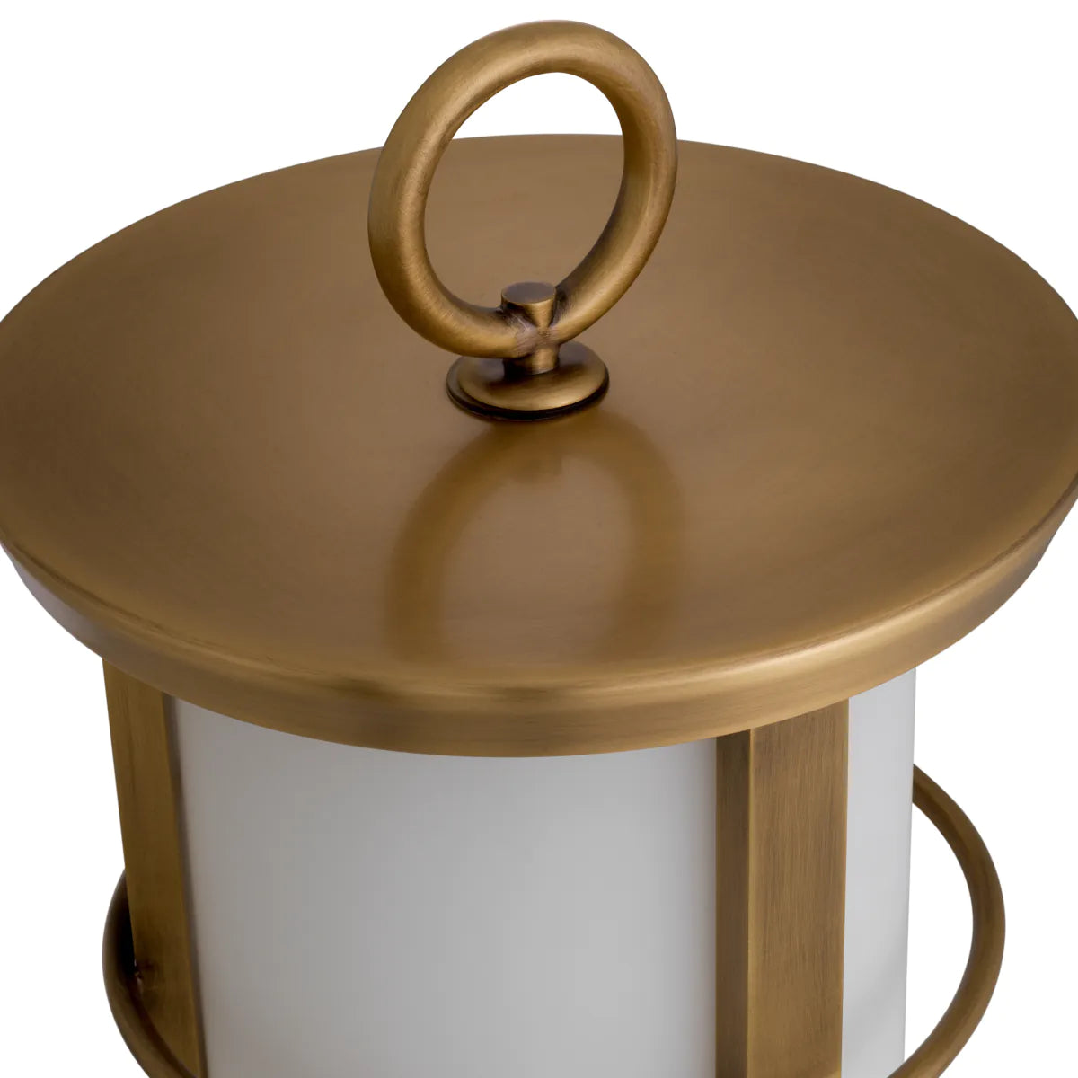 Přenosná lampa KYLE antická zlatá