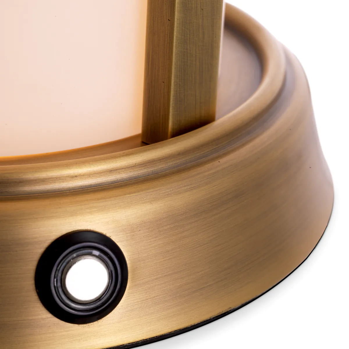 Přenosná lampa KYLE antická zlatá