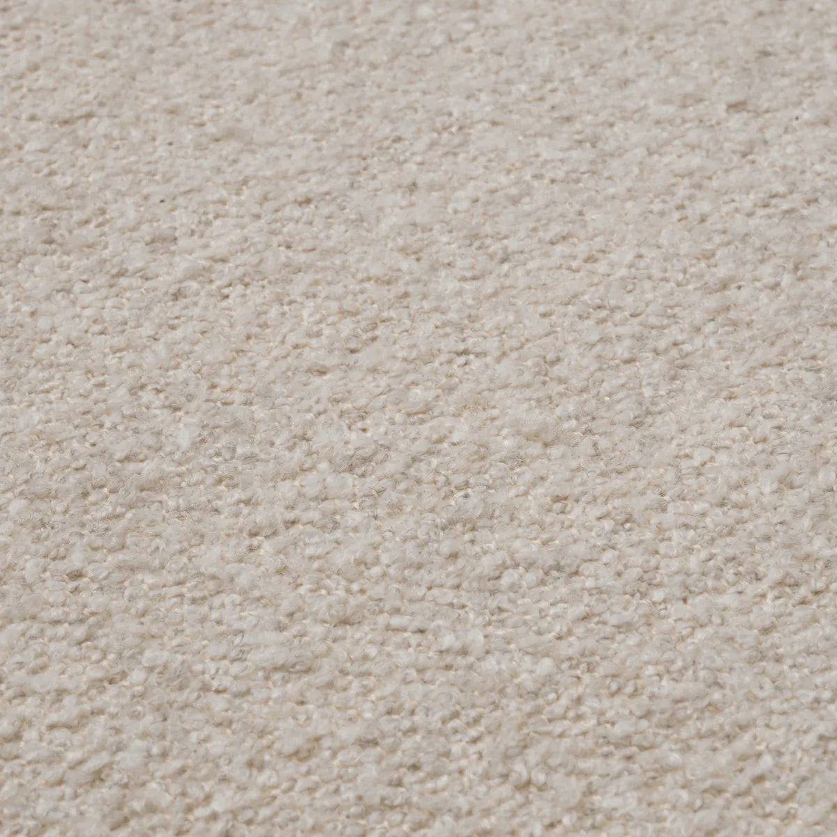 GIUSEPPE chair white bouclé with black base