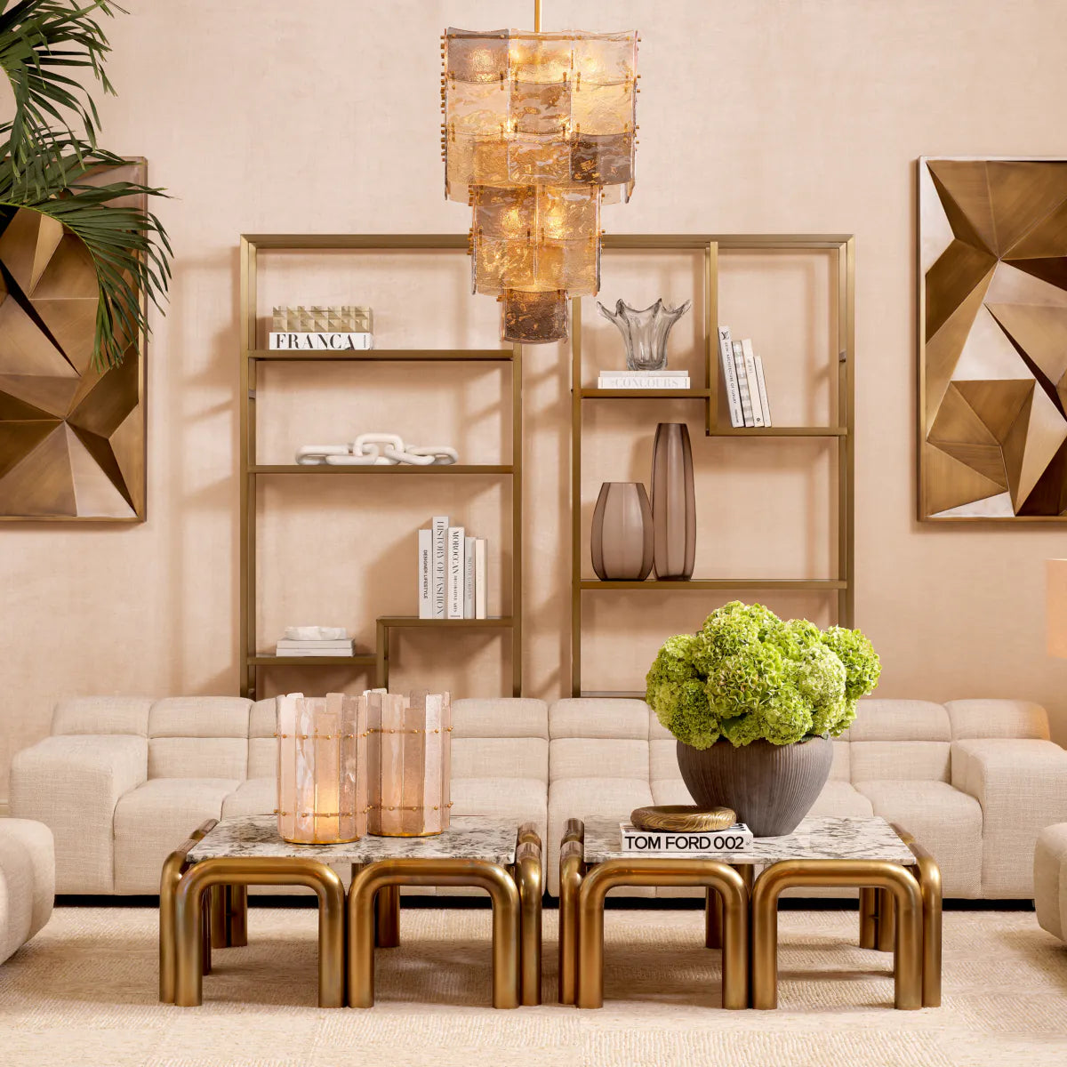 Modulární pohovka HUNTER - prvek pro 2 osoby pravý béžovošedý