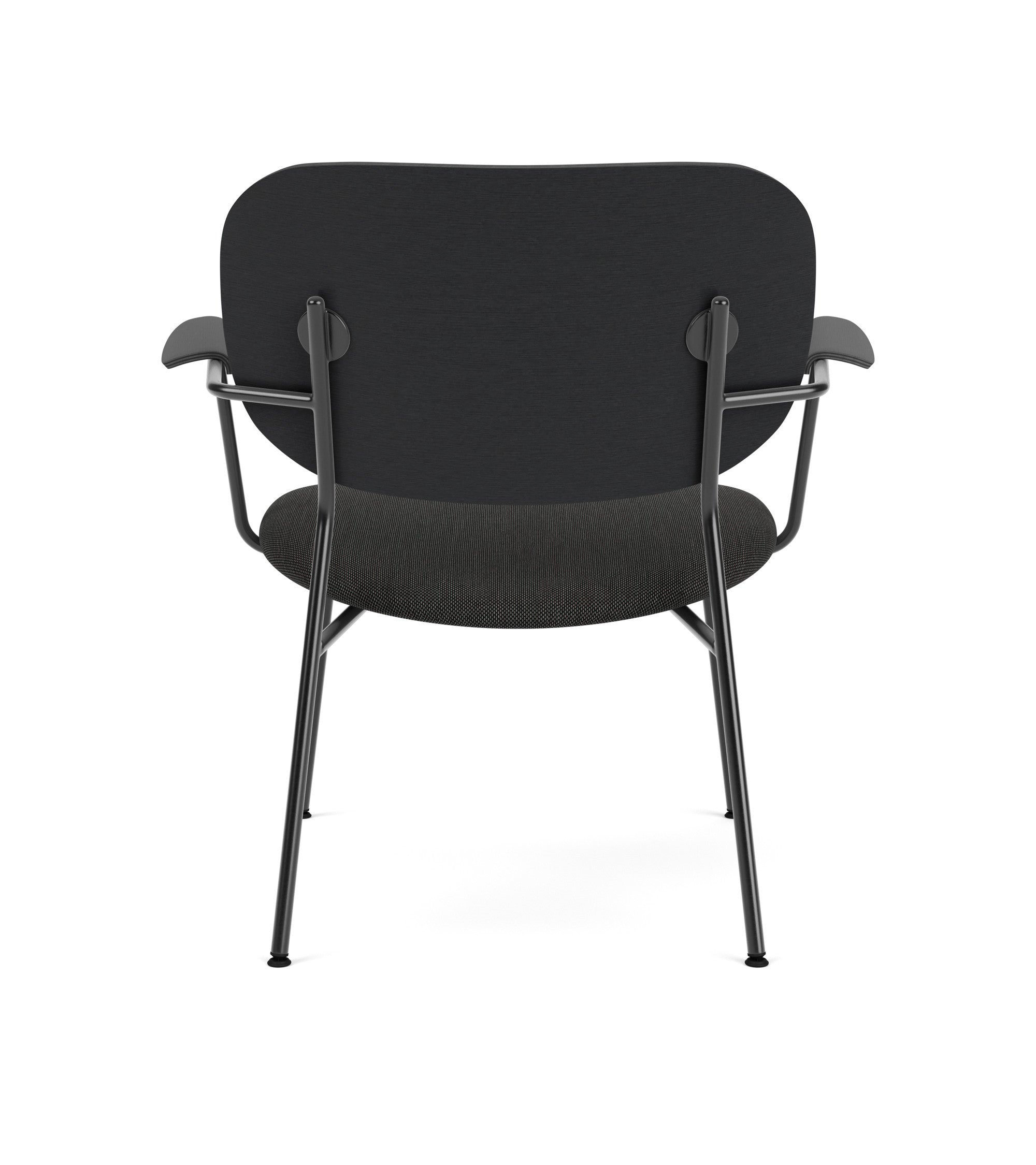 Graphite Armchair with Black Oak Backrest