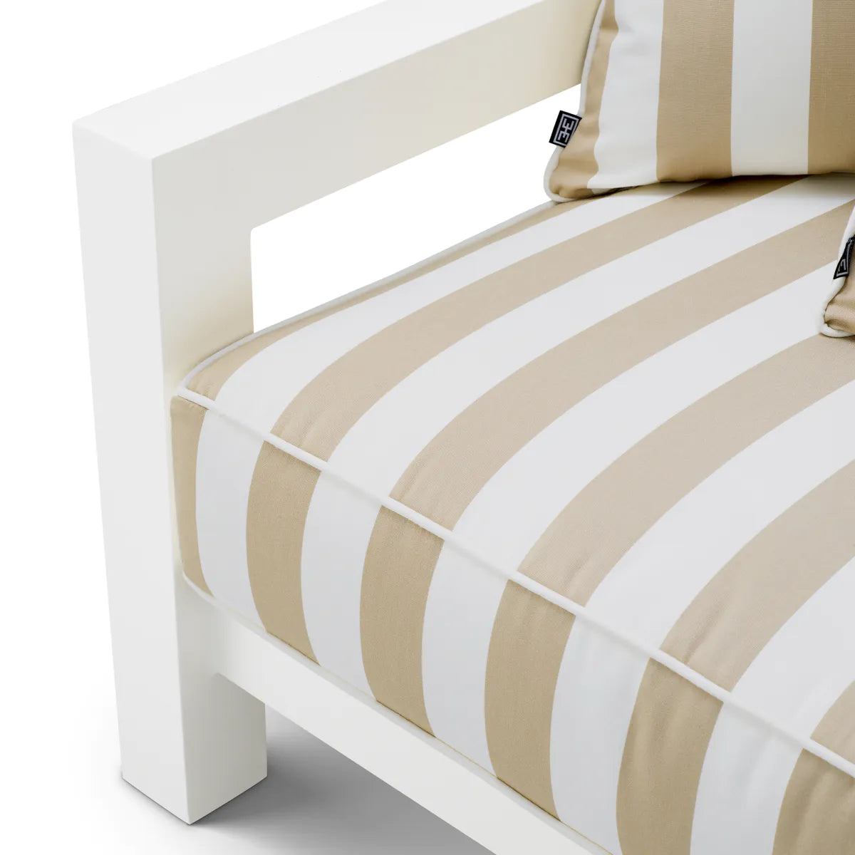 Zahradní křeslo CAP ANTIBES béžové s bílou