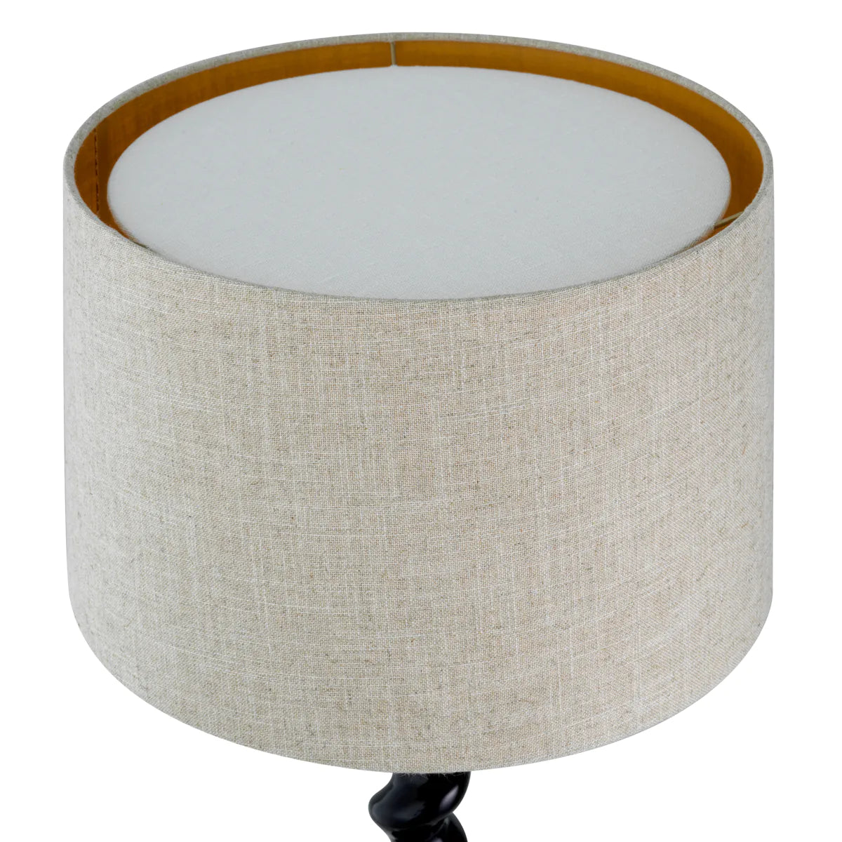 MASSIMO table lamp broken white with black base