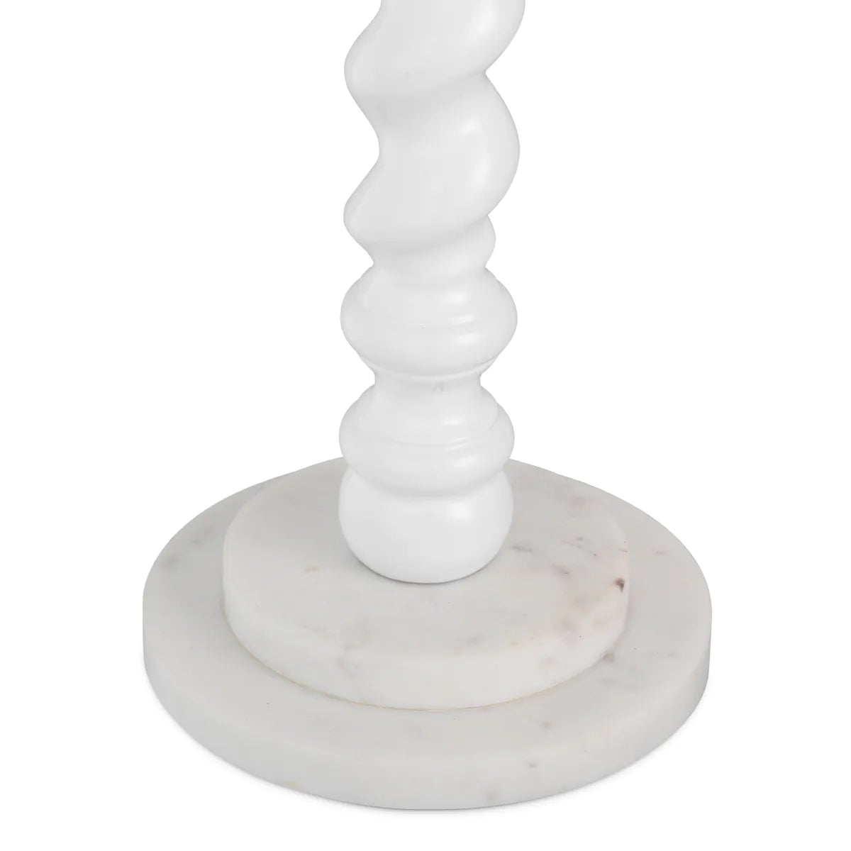 MASSIMO cream table lamp with a white base