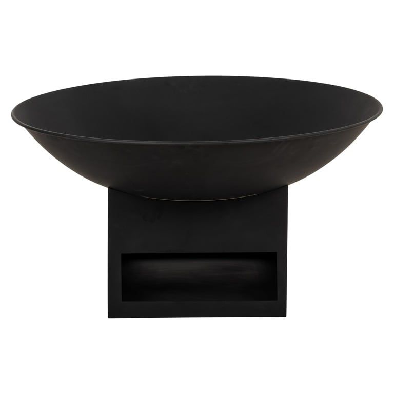 DAVEY black fire pit