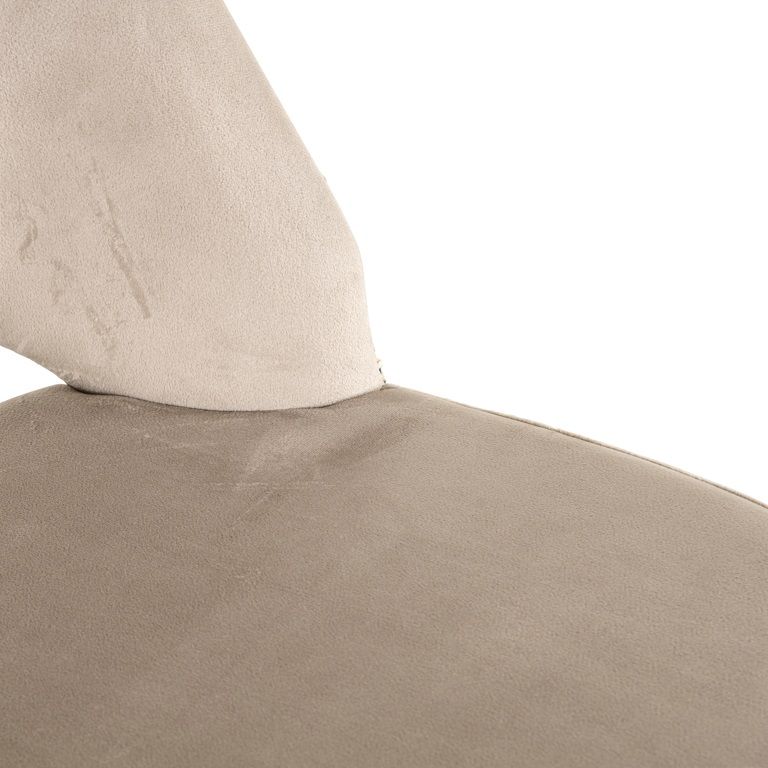 Hoker barowy TABITHA beżowy z czarną podstawą