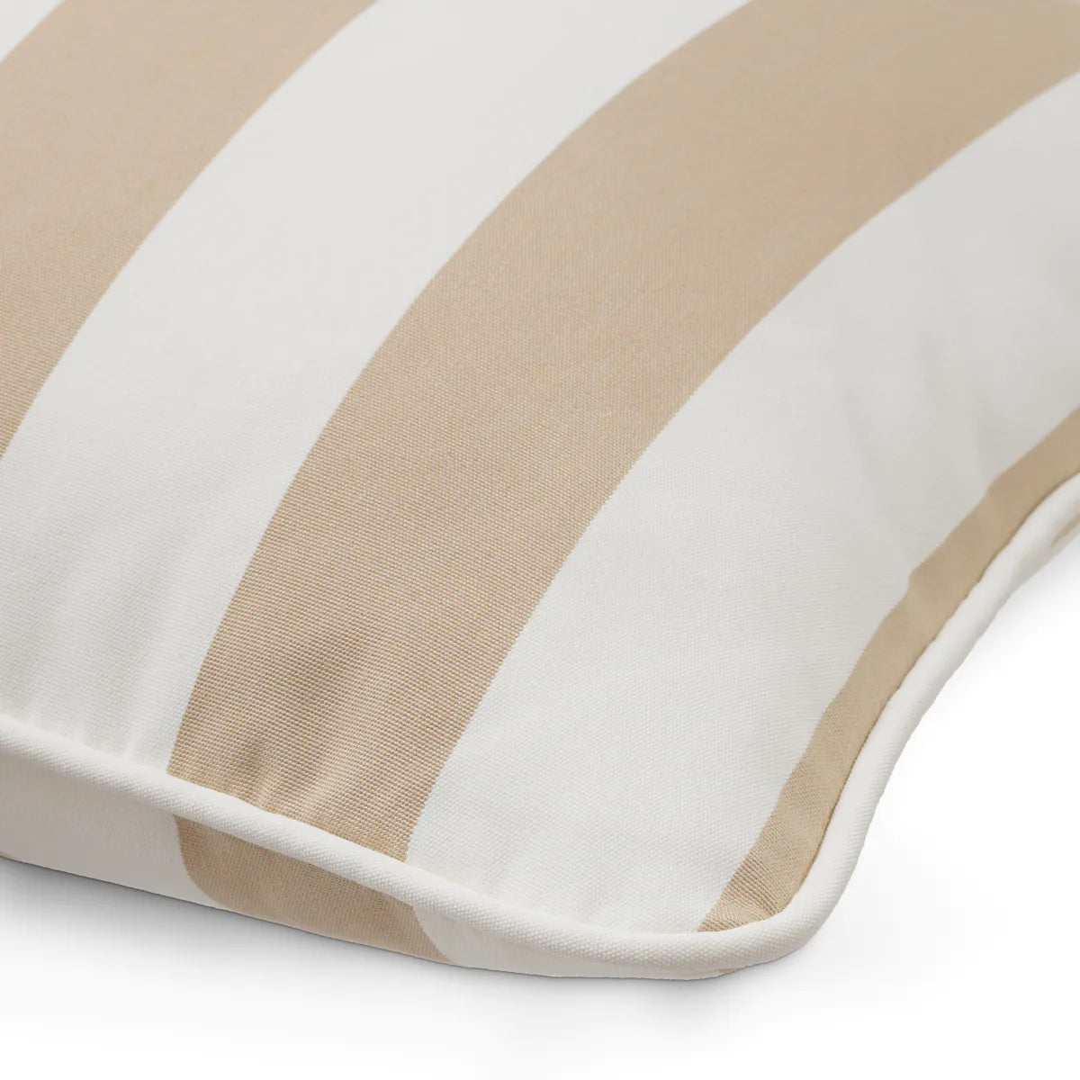 FLORENT garden cushion beige with white