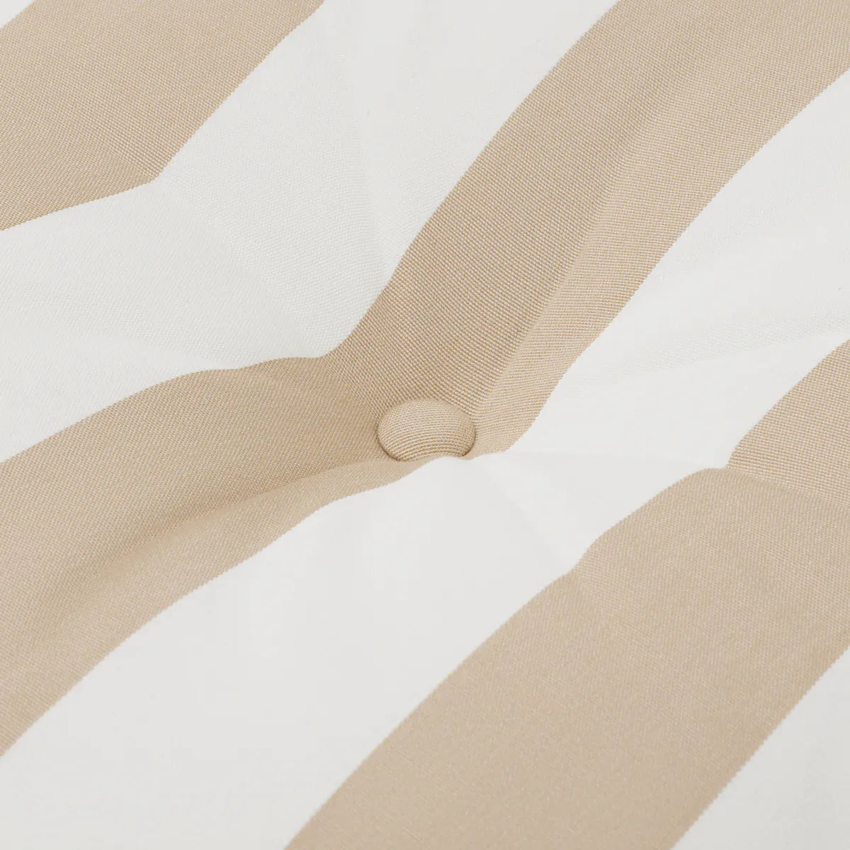 Round garden cushion FLORENT beige with white