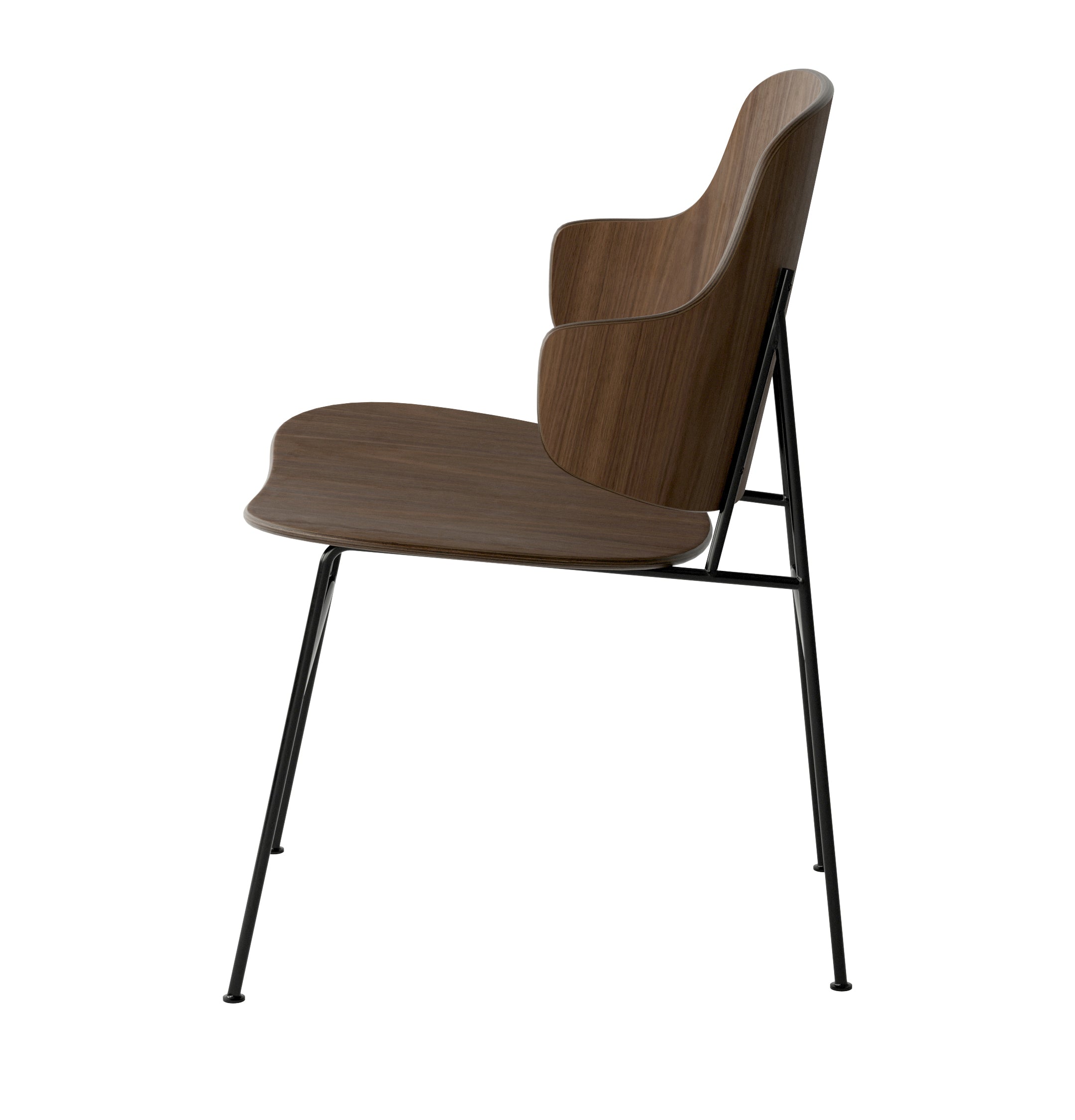 PENGUIN chair walnut wood