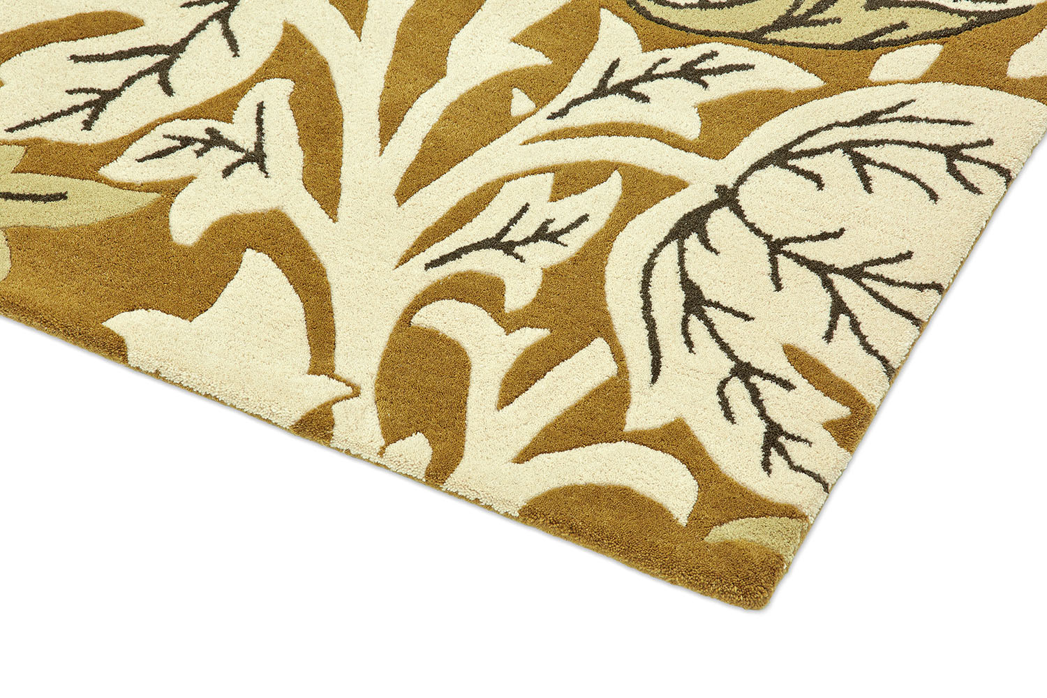Elmcote gold yellow rug yellow
