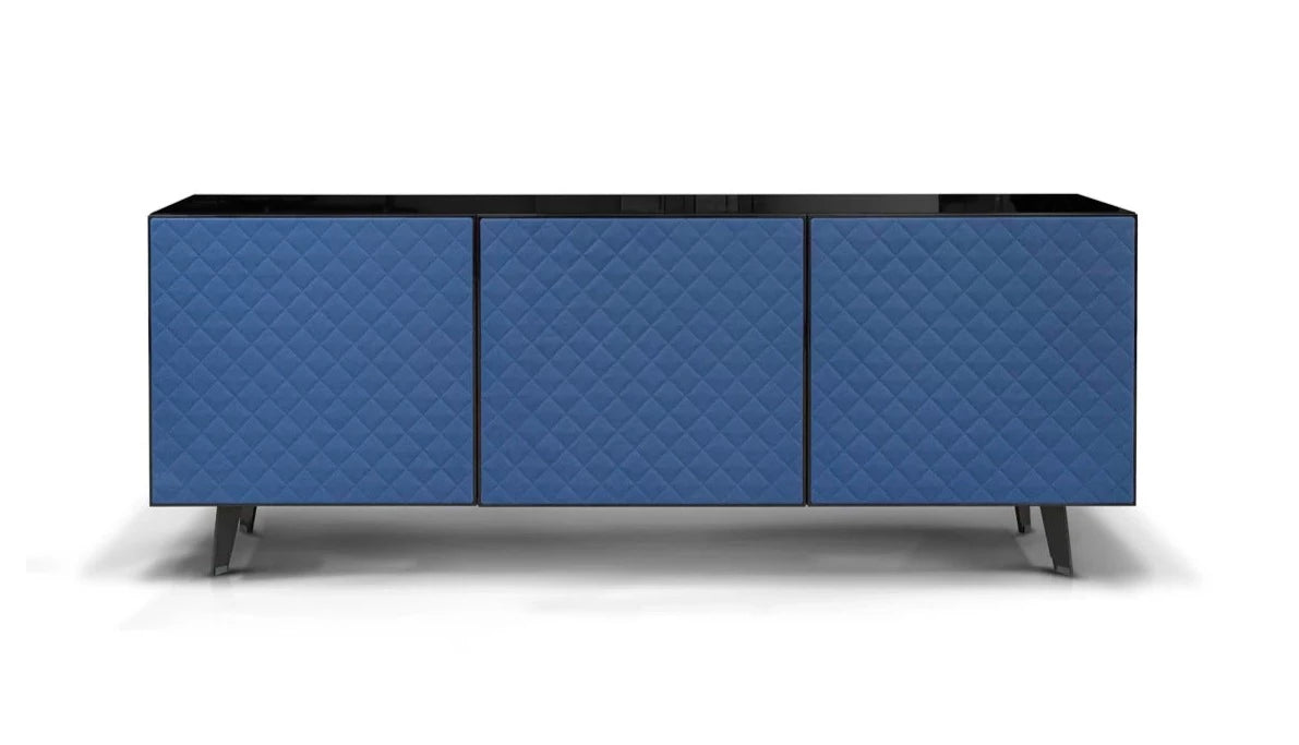 Komoda MELODY granatowa ekoskóra Rosanero    Eye on Design