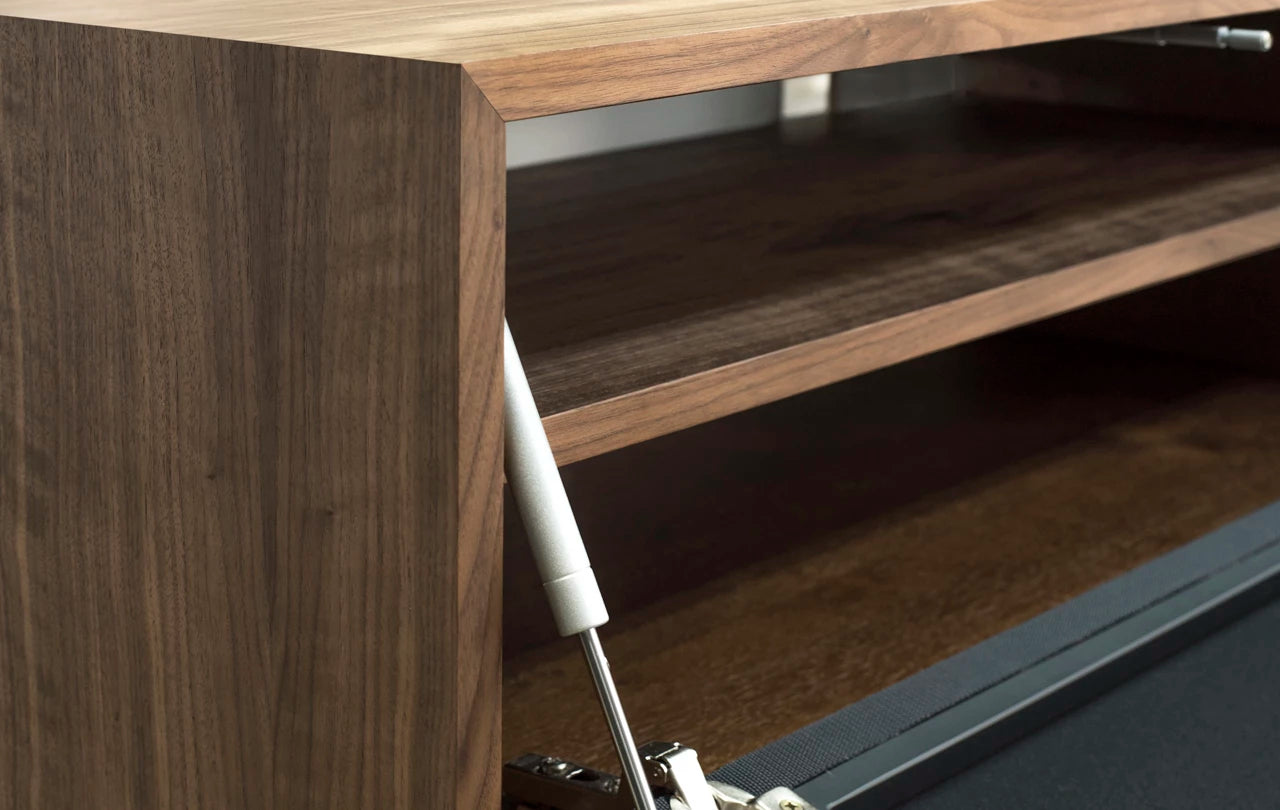 Szafka RTV GŁOŚNIKOWA fornir Rosanero    Eye on Design