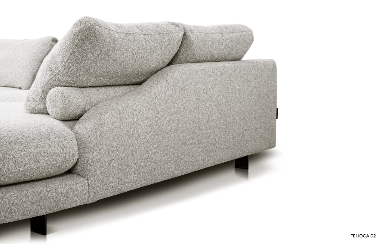 Narożnik z półką prawostronny DUMBO tapicerowany