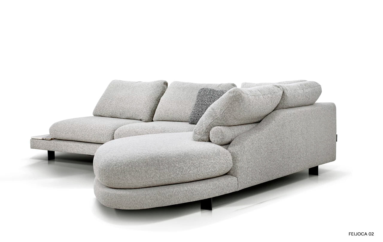 Narożnik z półką prawostronny DUMBO tapicerowany