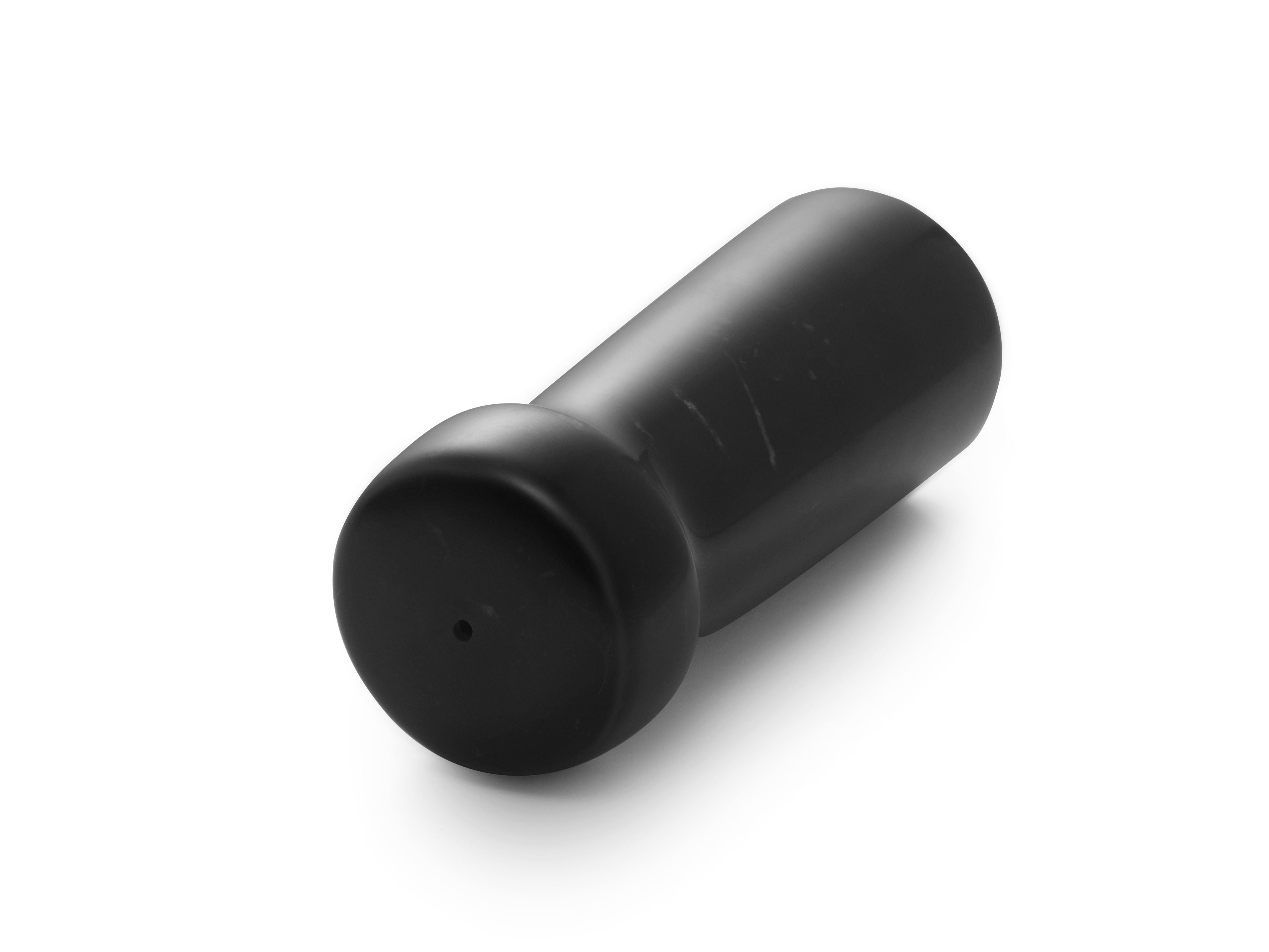 Solnička CRAFT černý mramor