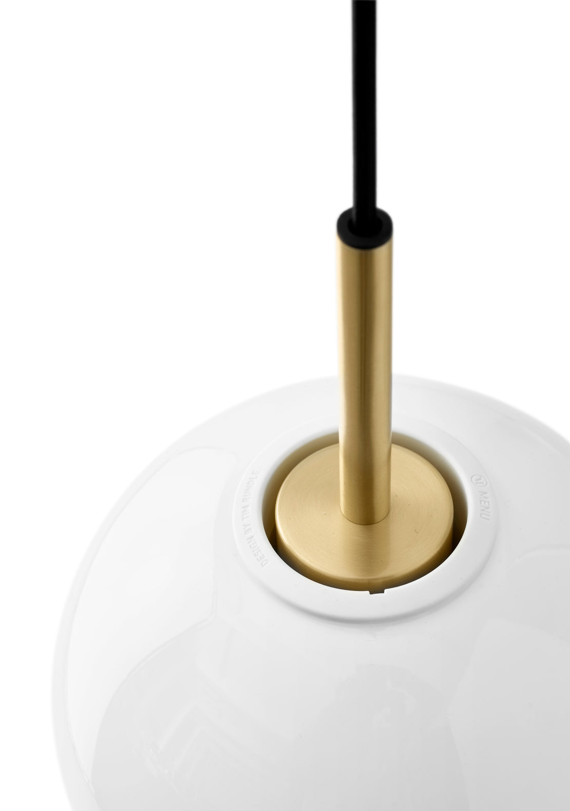 Lampa wisząca TR BULB mosiądz z regulacją wysokości