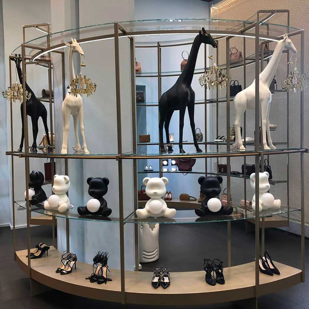 Lampa ŽIRAFA ZAMILOVANÁ XS růžová