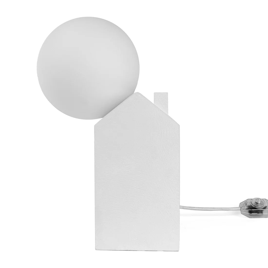 Dreamlike table lamp white concrete