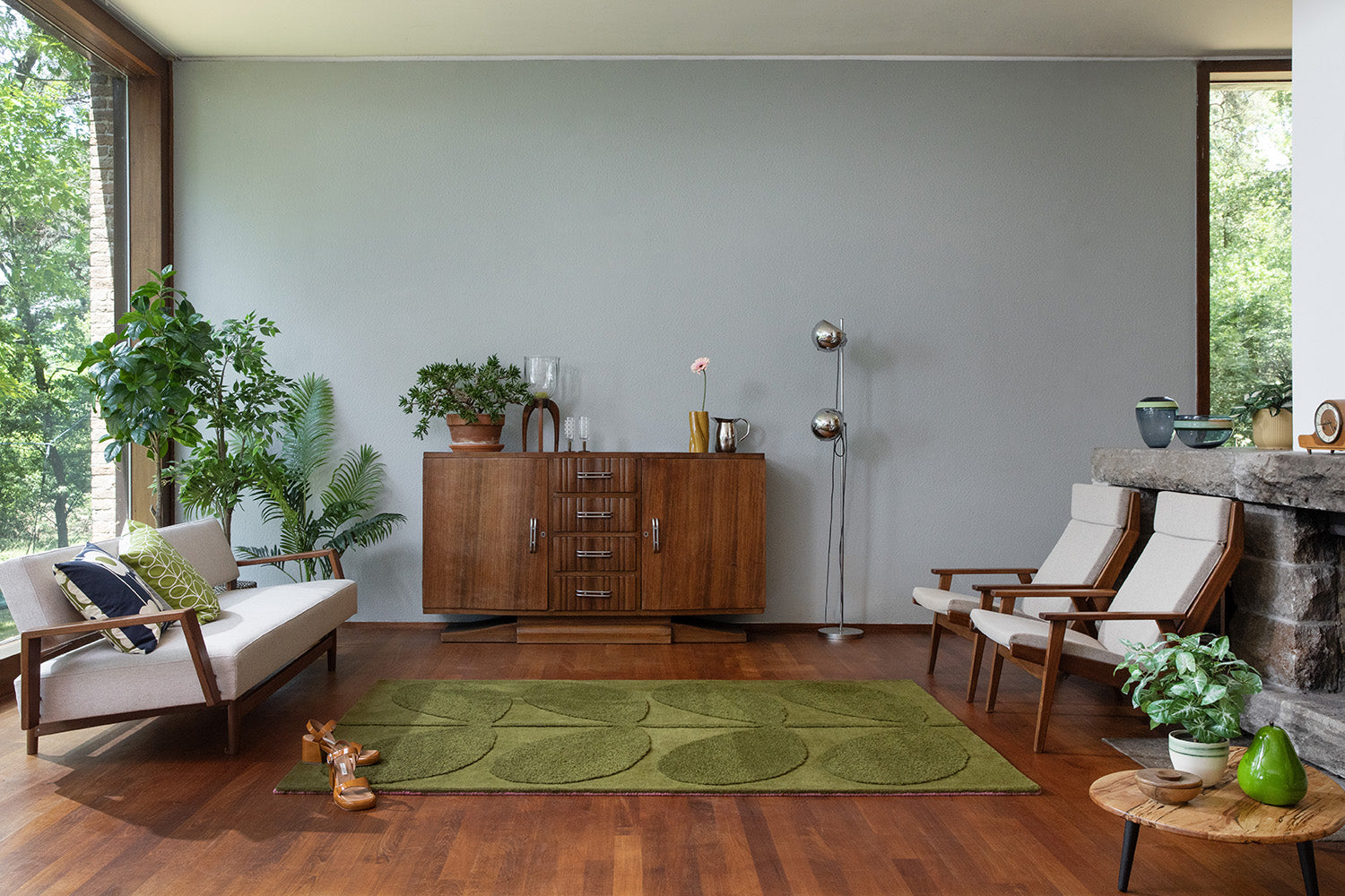 Dywan SOLID STEM FERN zielony