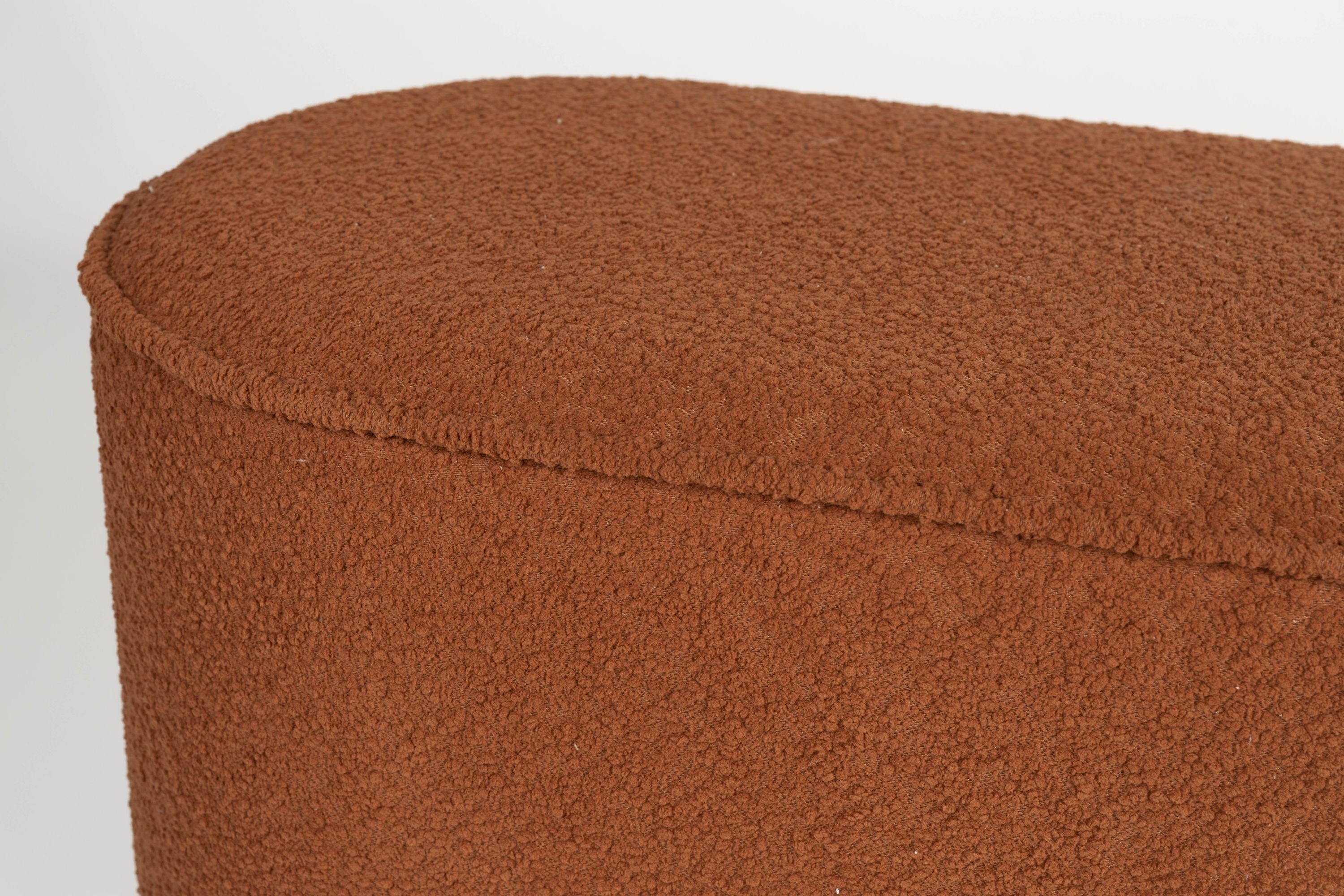 Ławka tapicerowana MARCOS rudy boucle