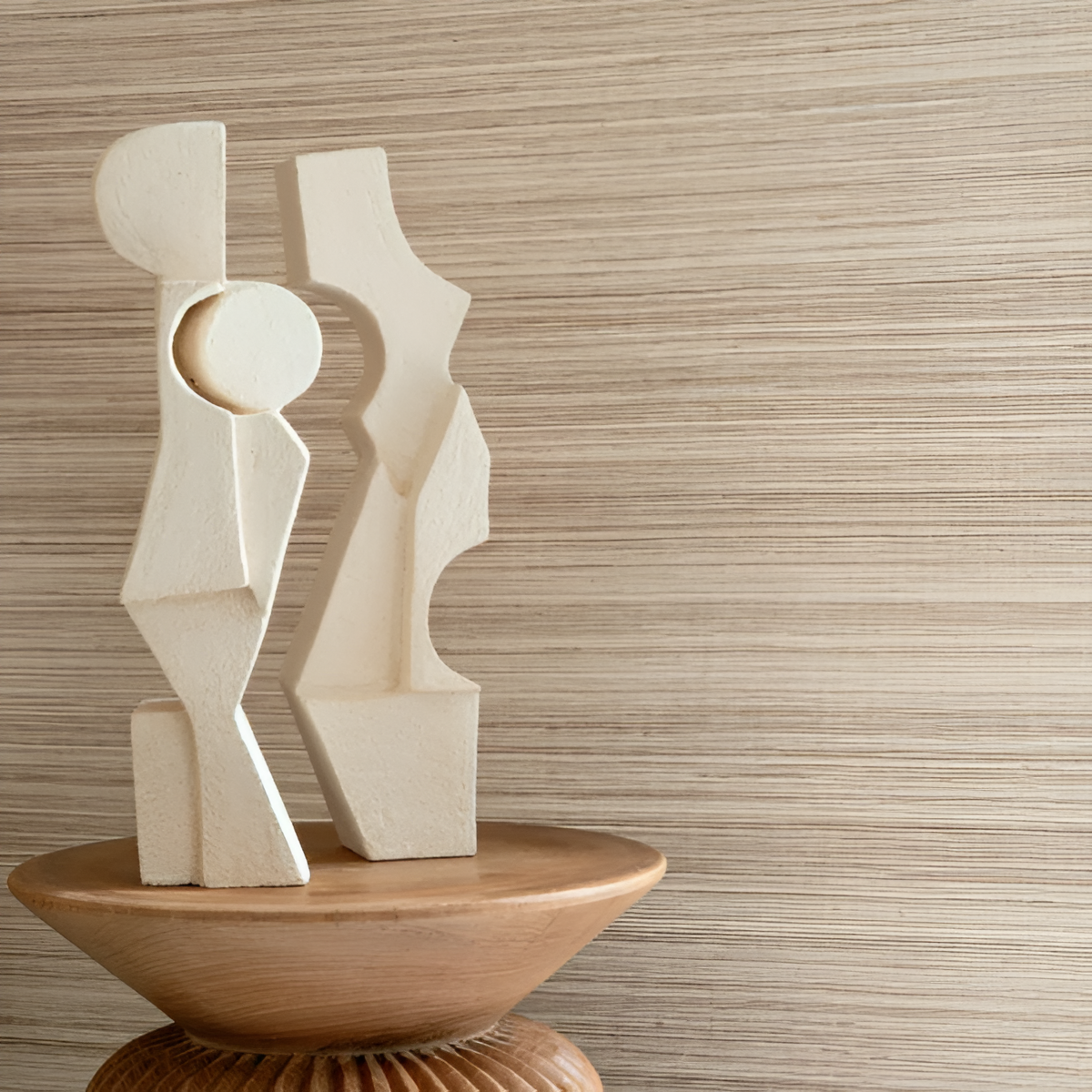 Tapeta strukturalna z włókna roślinnego DESERTI - PERLE perłowy