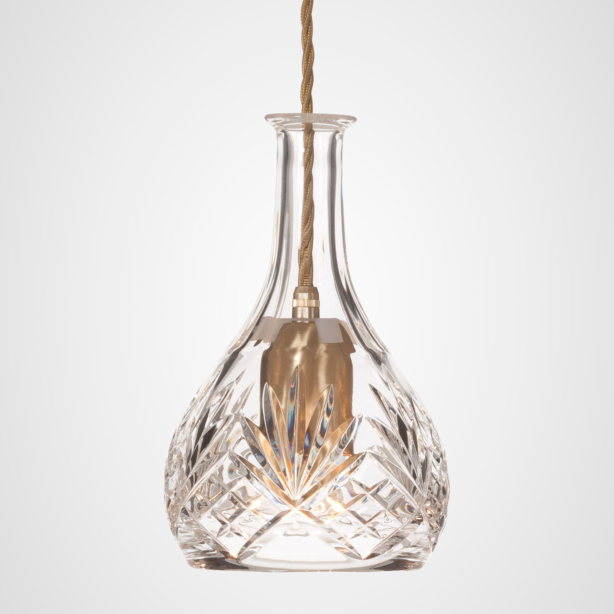 Lustrná lampa BELL DECANTERLIGHT z křišťálového skla