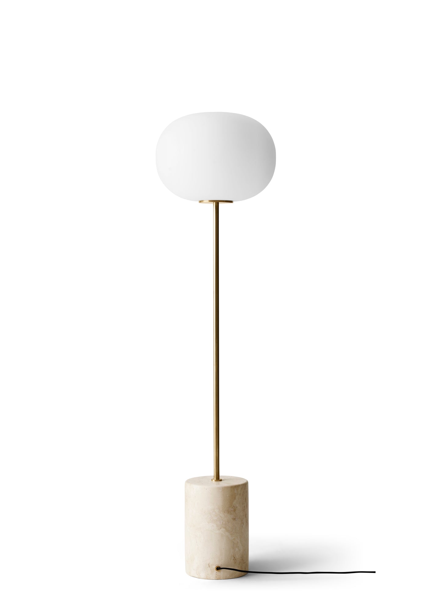 Podlahová lampa JWDA béžový travertin
