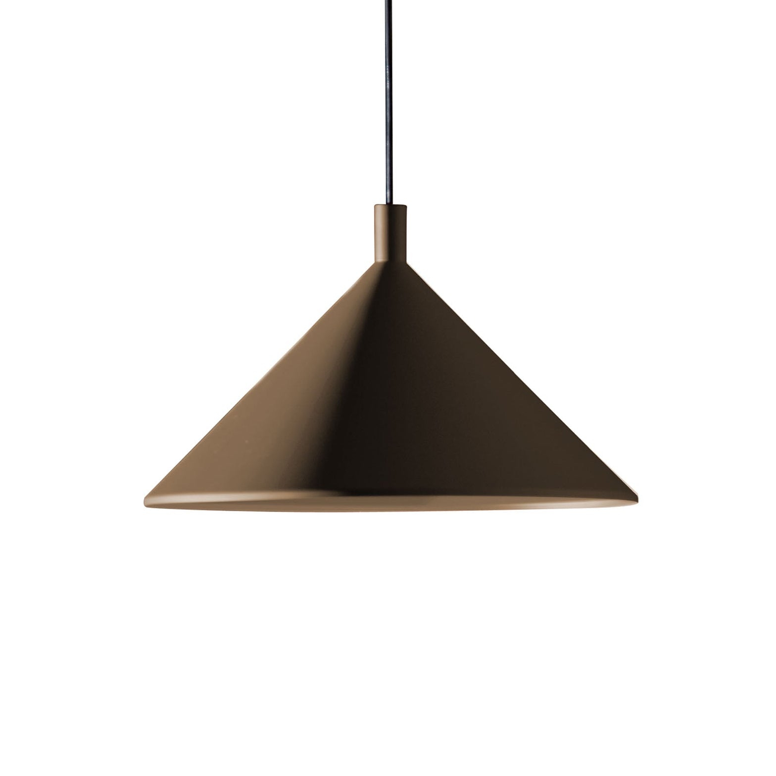 Lampa visící CONO matný hnědý