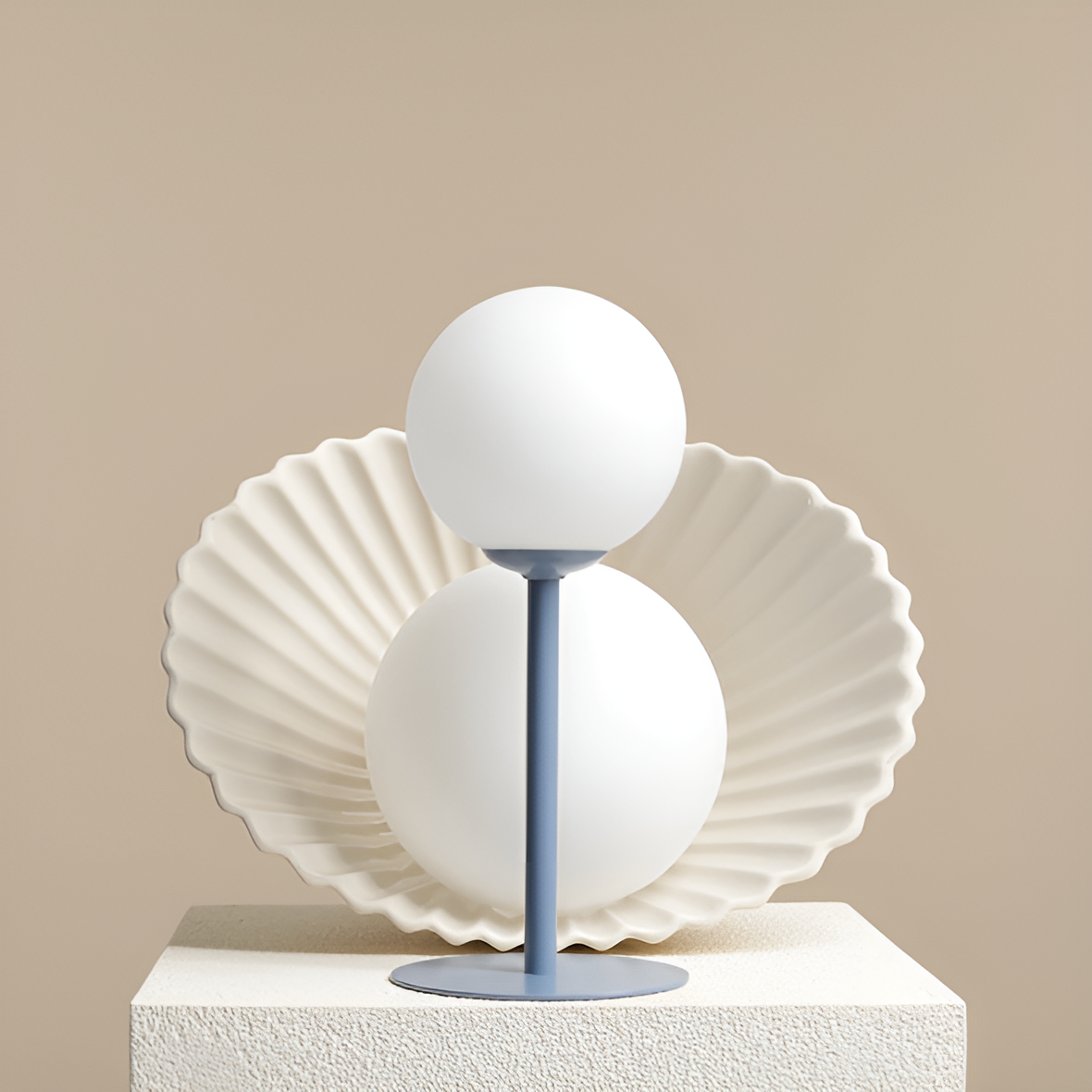 Stolní lampa PINNE modrá