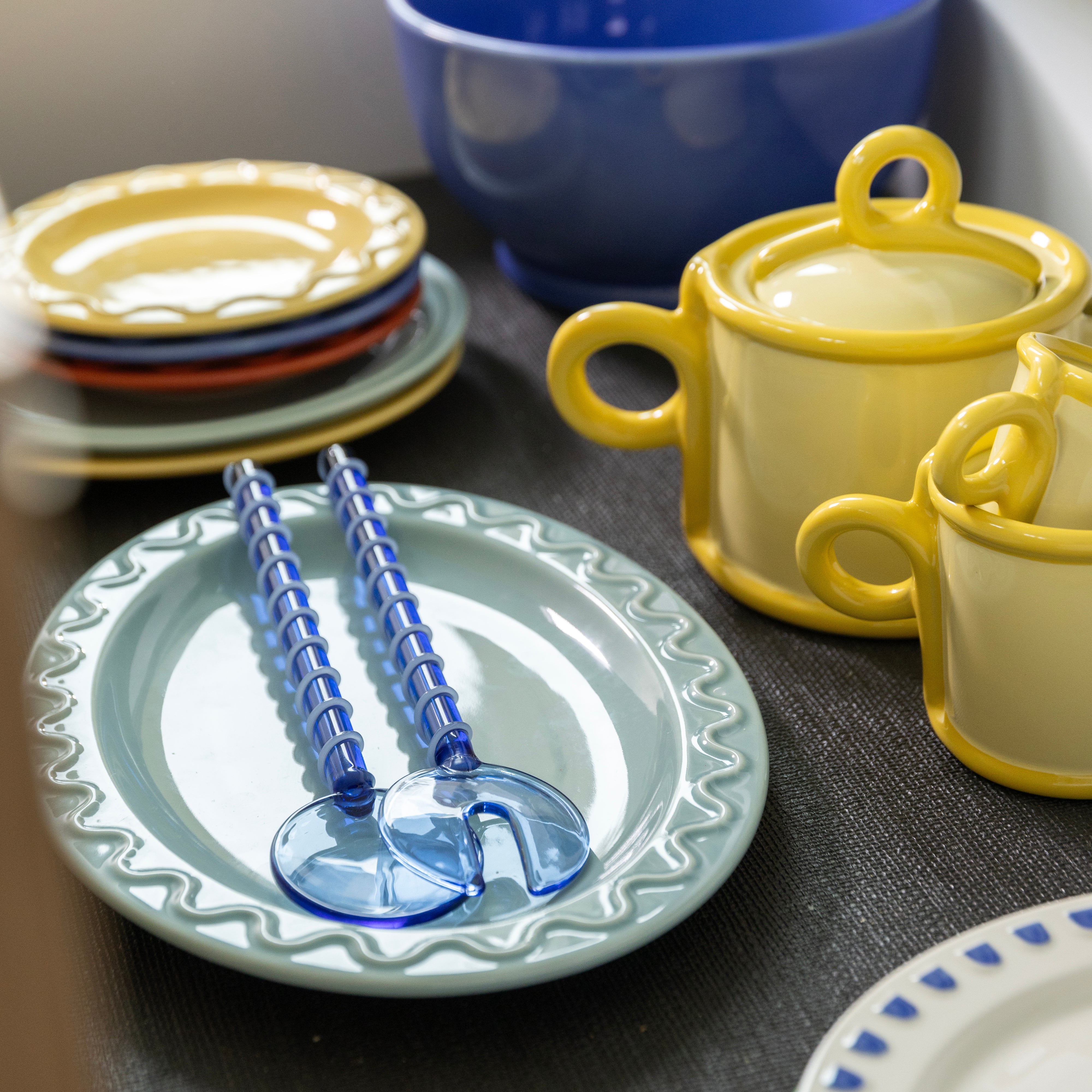 Sada šálků LOOP žlutá