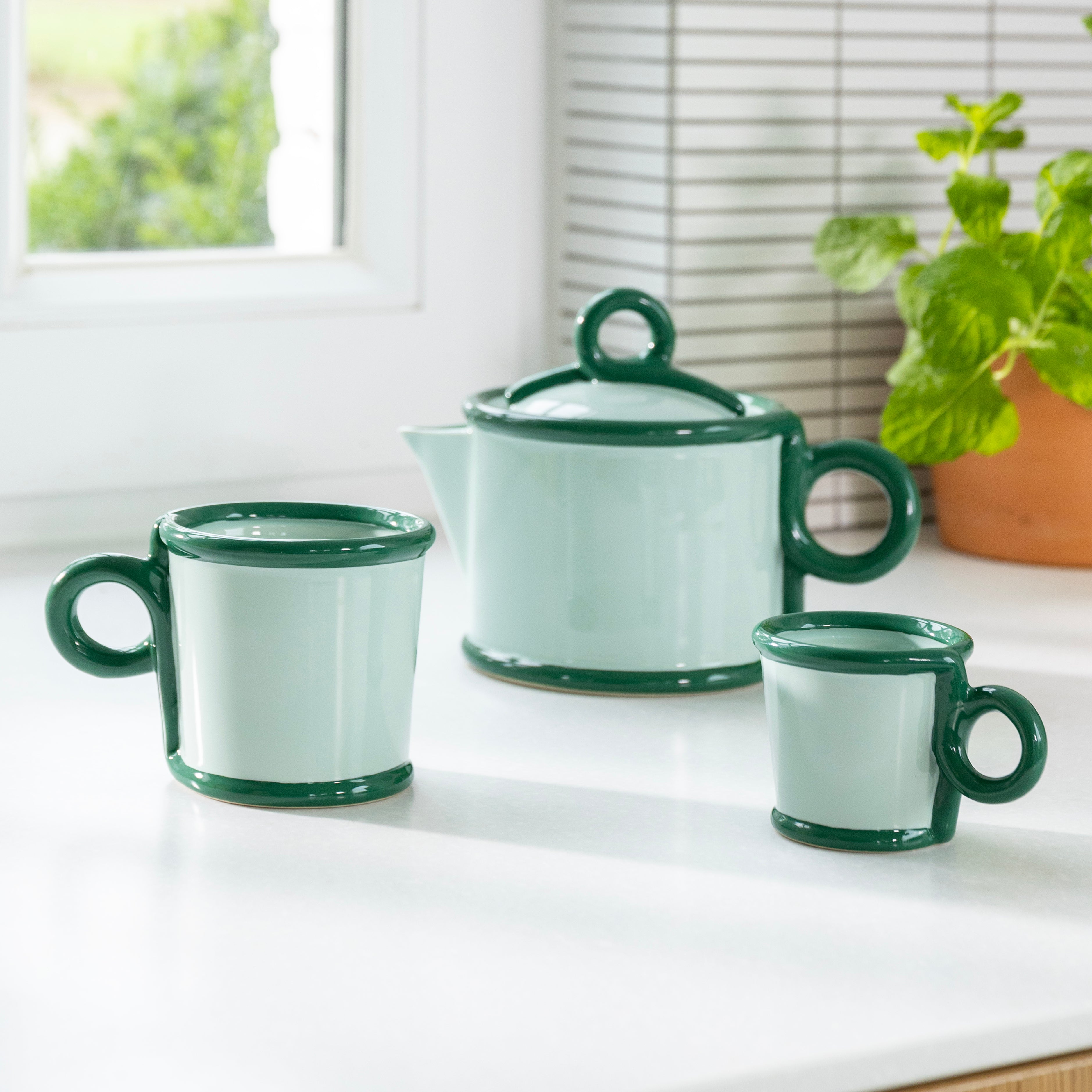 Green LOOP Teapot
