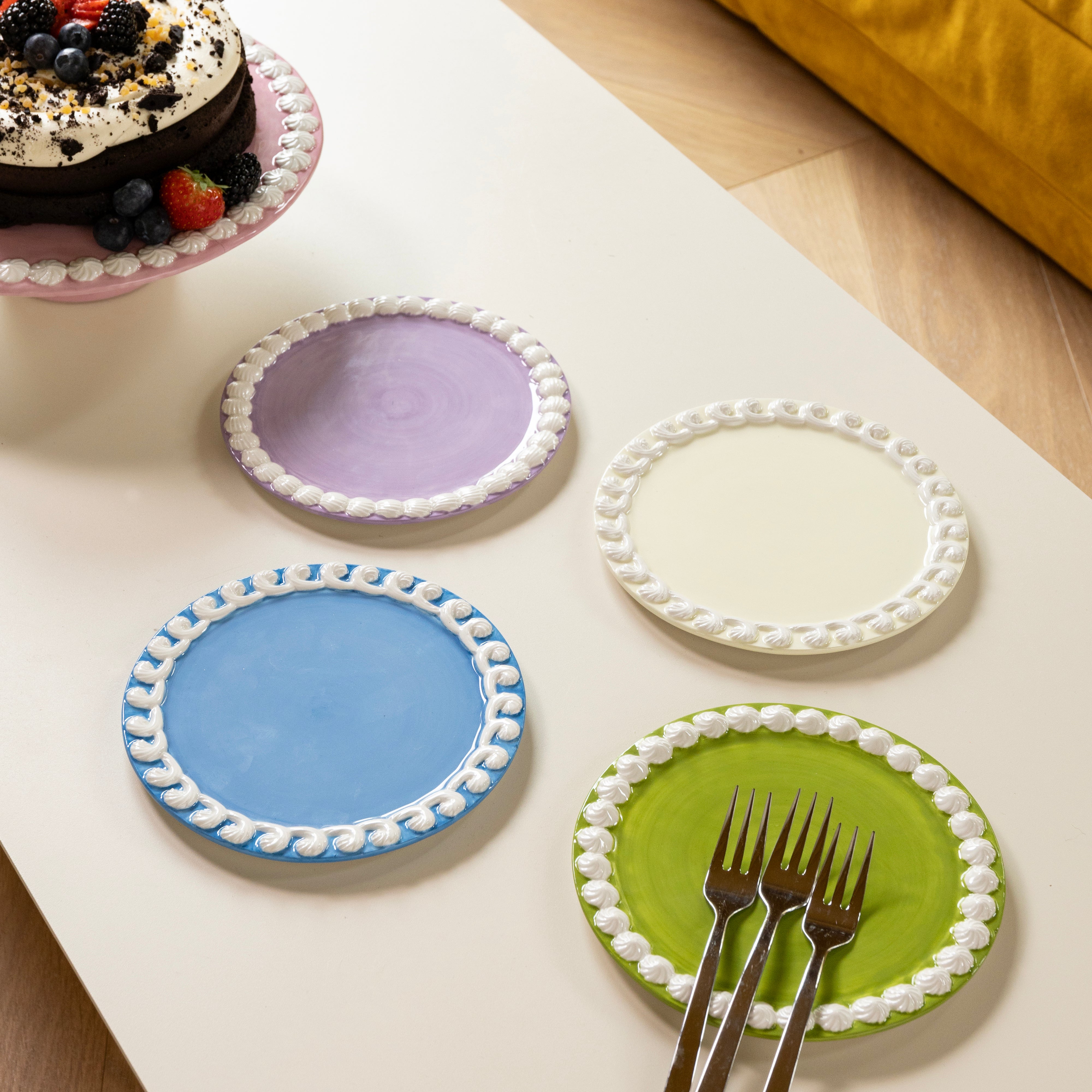 Colorful Dessert Plate Set WHIP