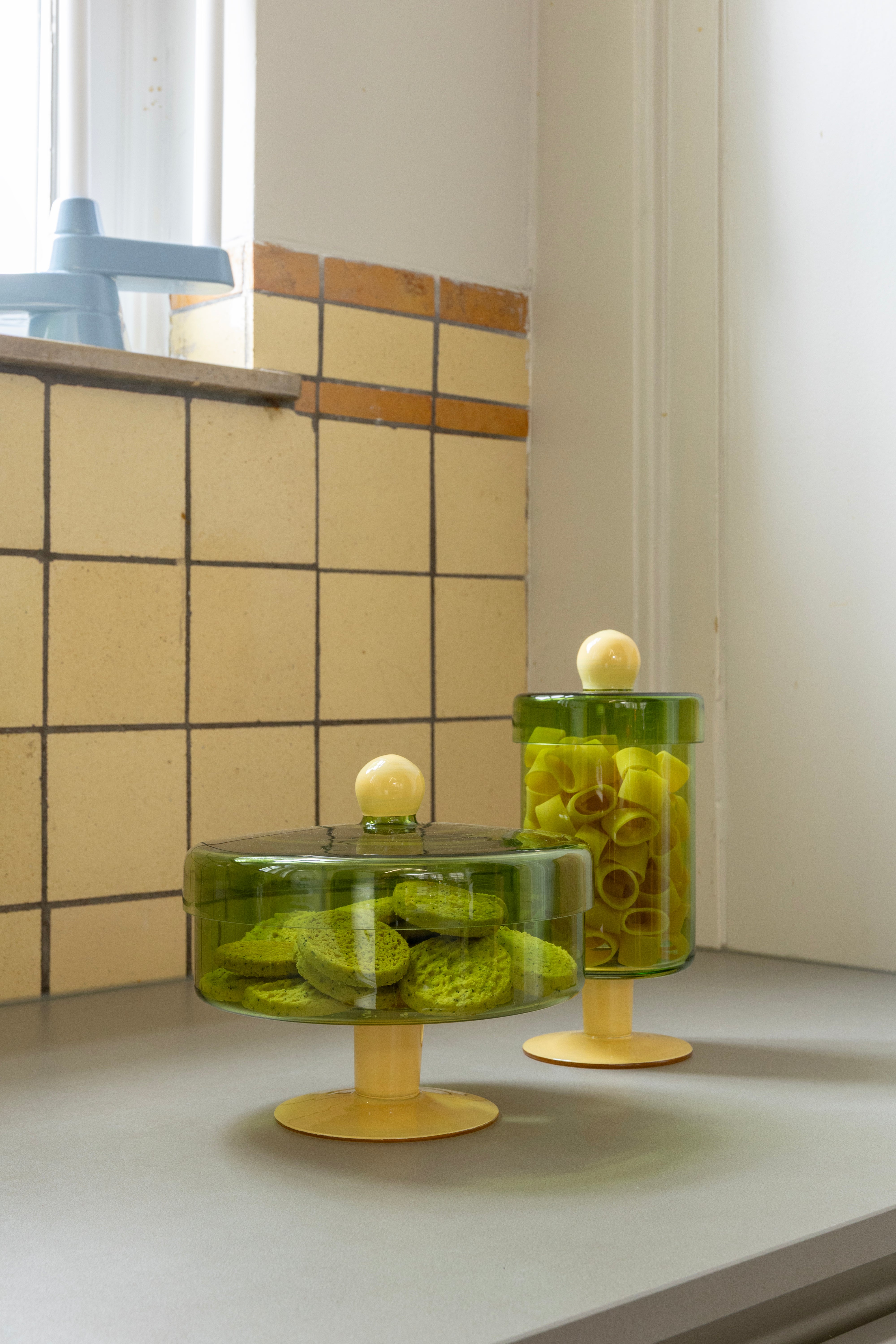 Patera s poklicí DUO zelená se žlutou