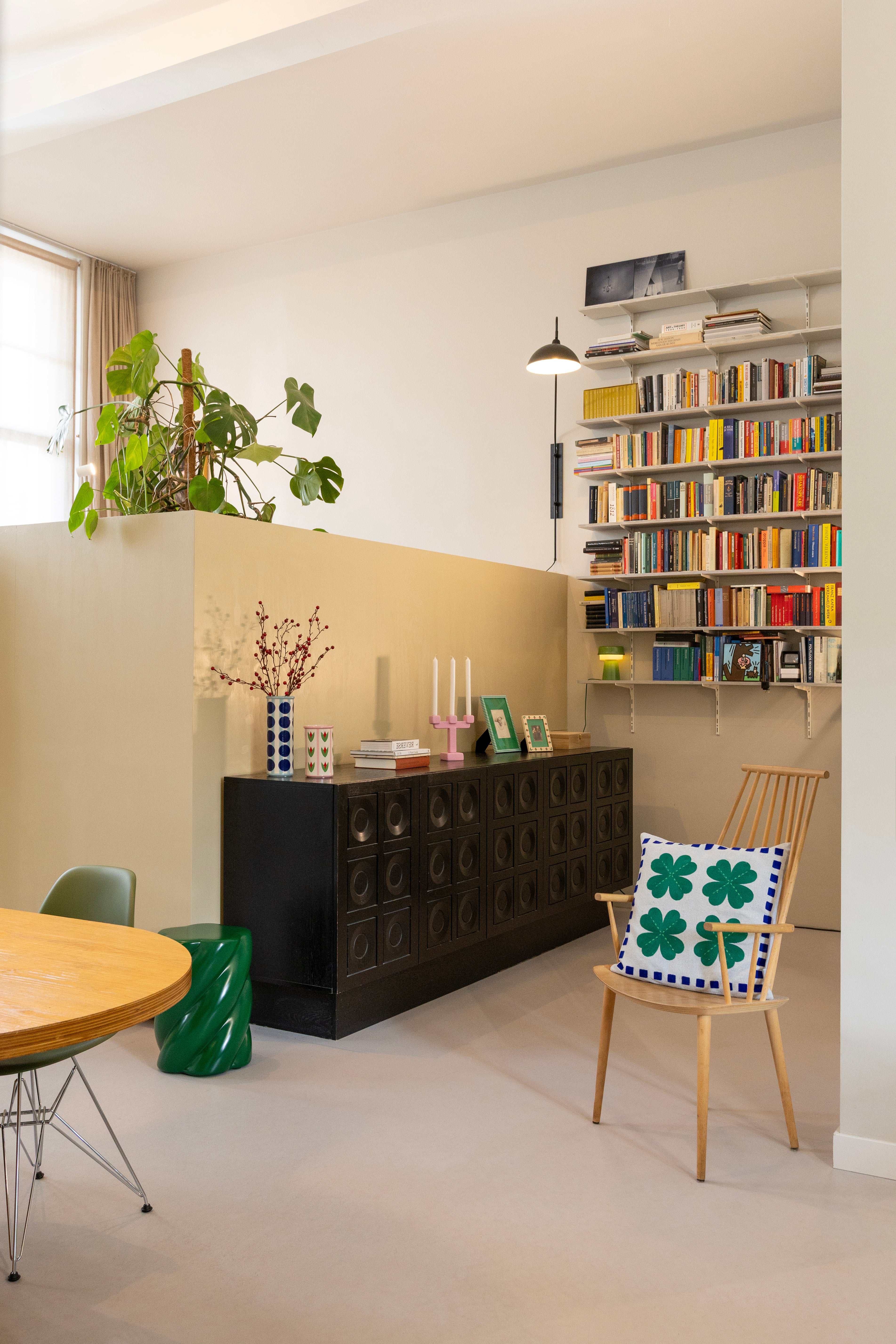 Three-Arm Candle Holder CHUNK Pink